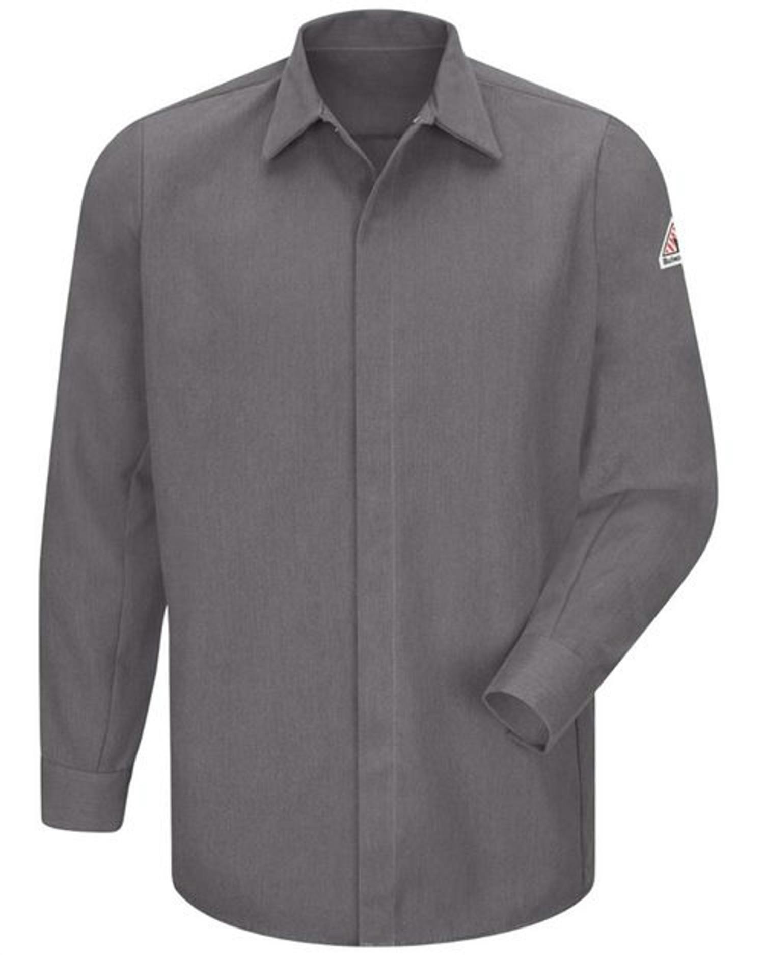 Concealed-Gripper Pocketless Long Sleeve Shirt - CoolTouch® 2