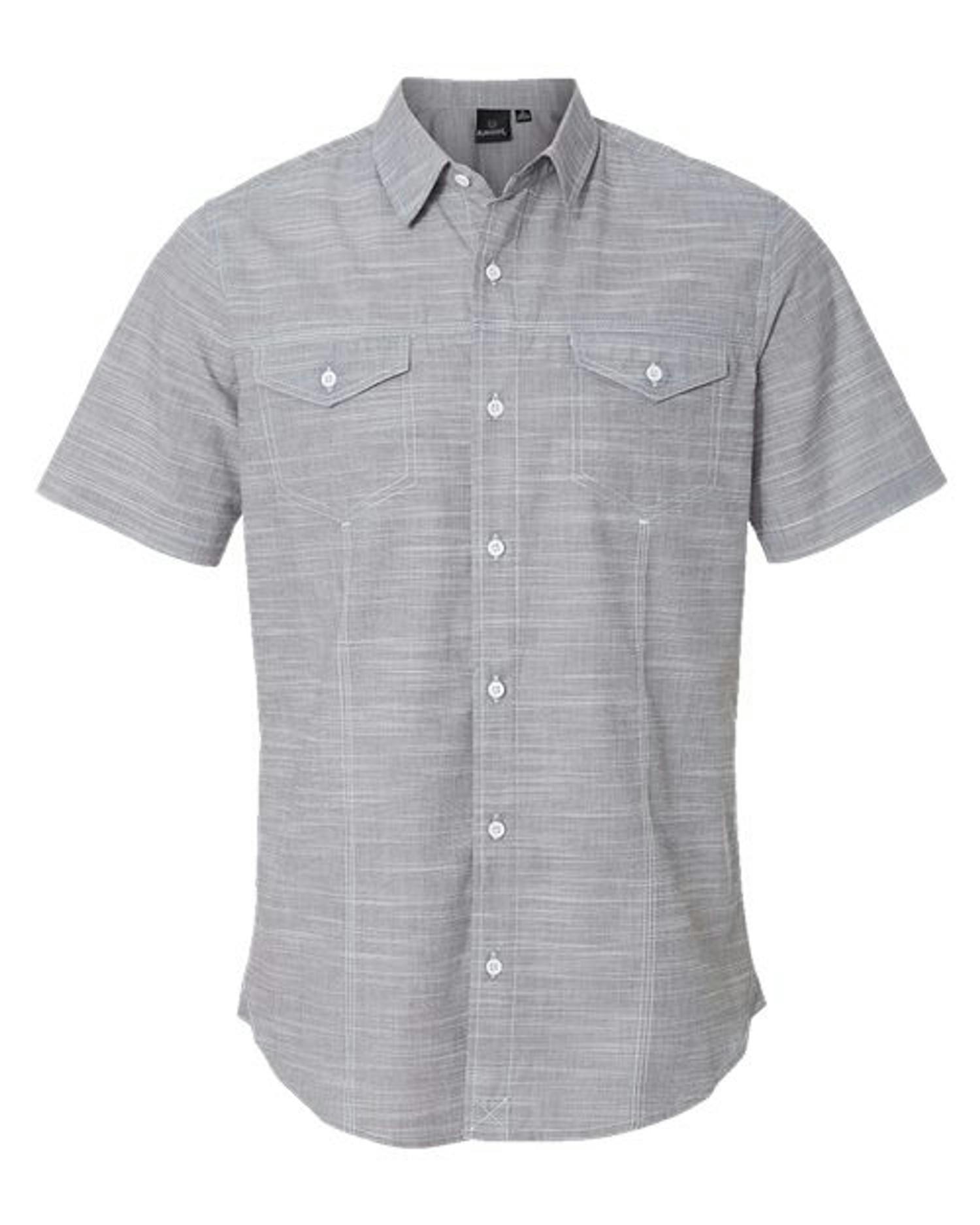 Textured Solid Short Sleeve Shirt