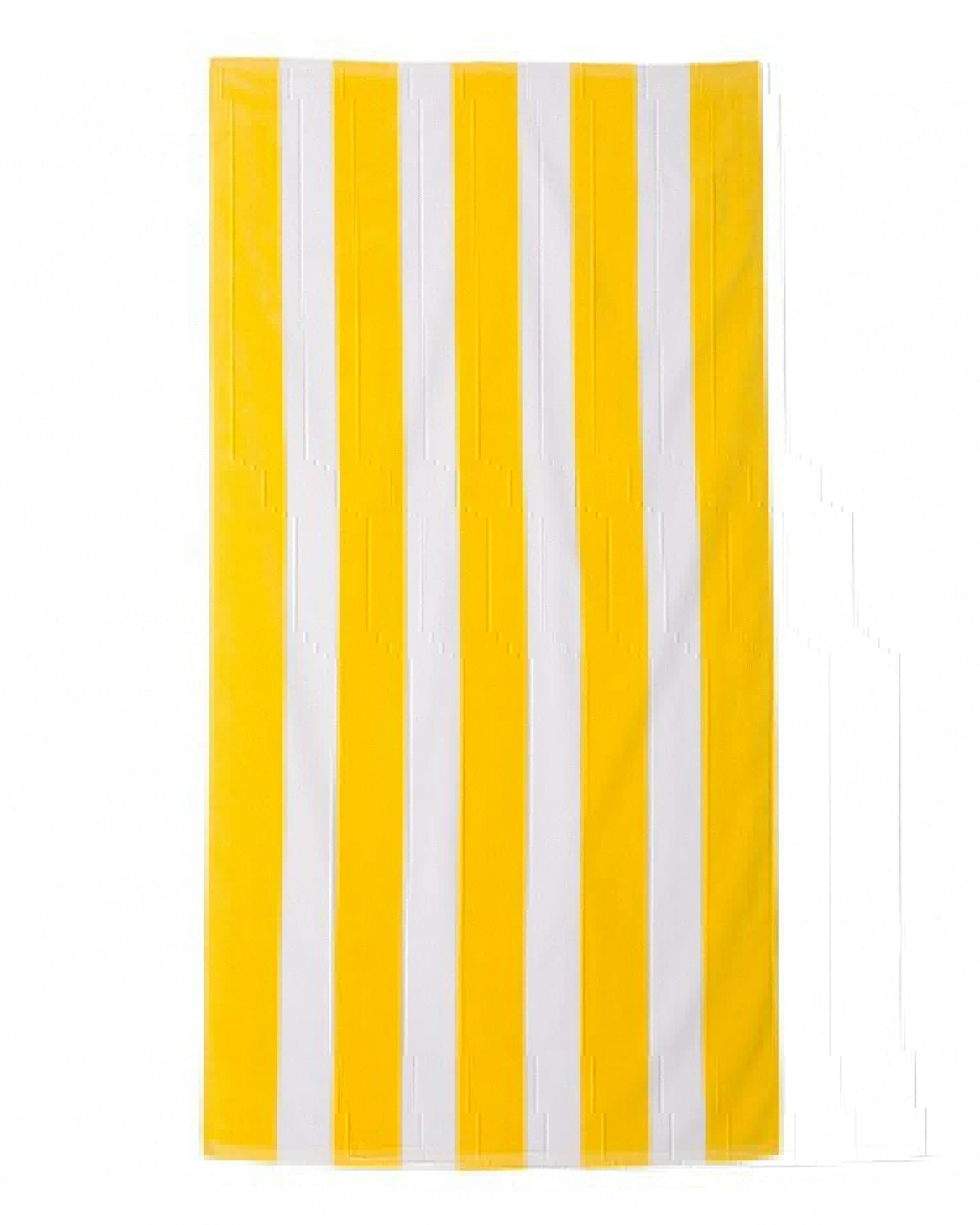 Cabana Stripe Velour Beach Towel