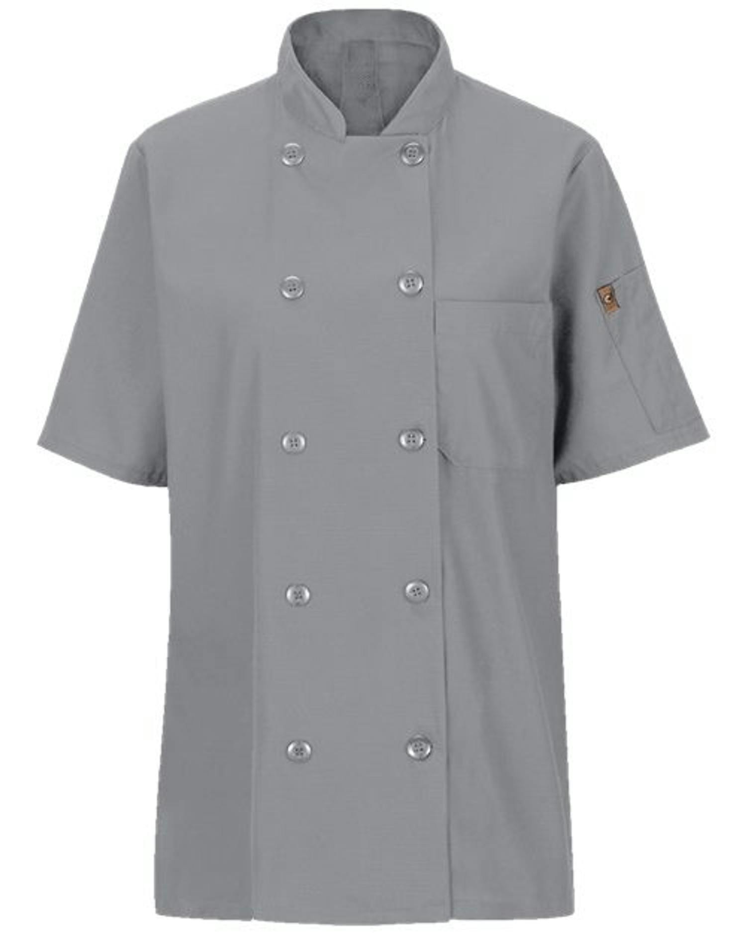 Women's Mimix™ Short Sleeve Chef Coat with OilBlok