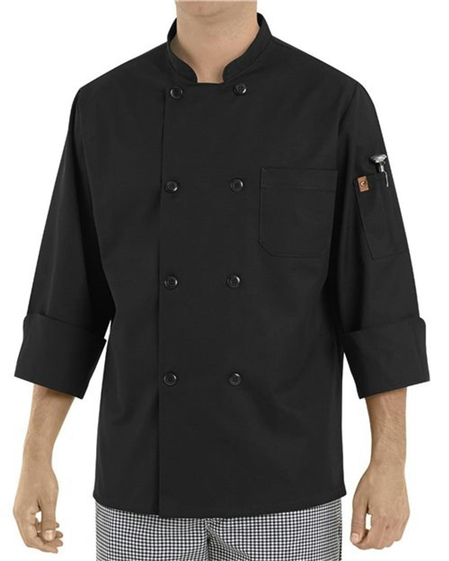 Black Traditional Chef Coat