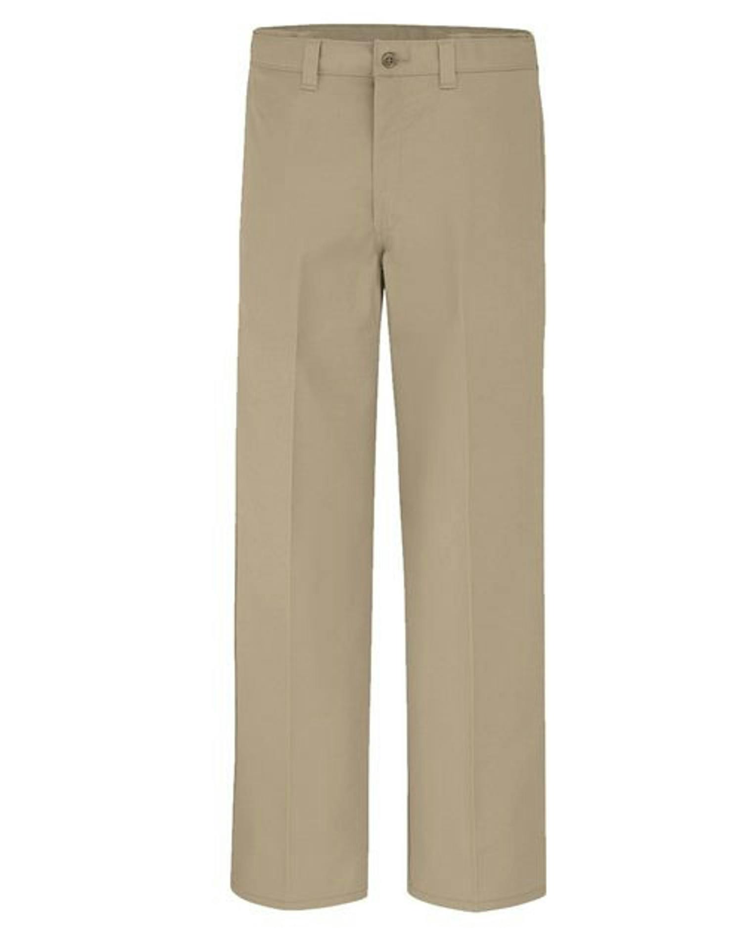 Industrial Flat Front Comfort Waist Pants - Odd Sizes