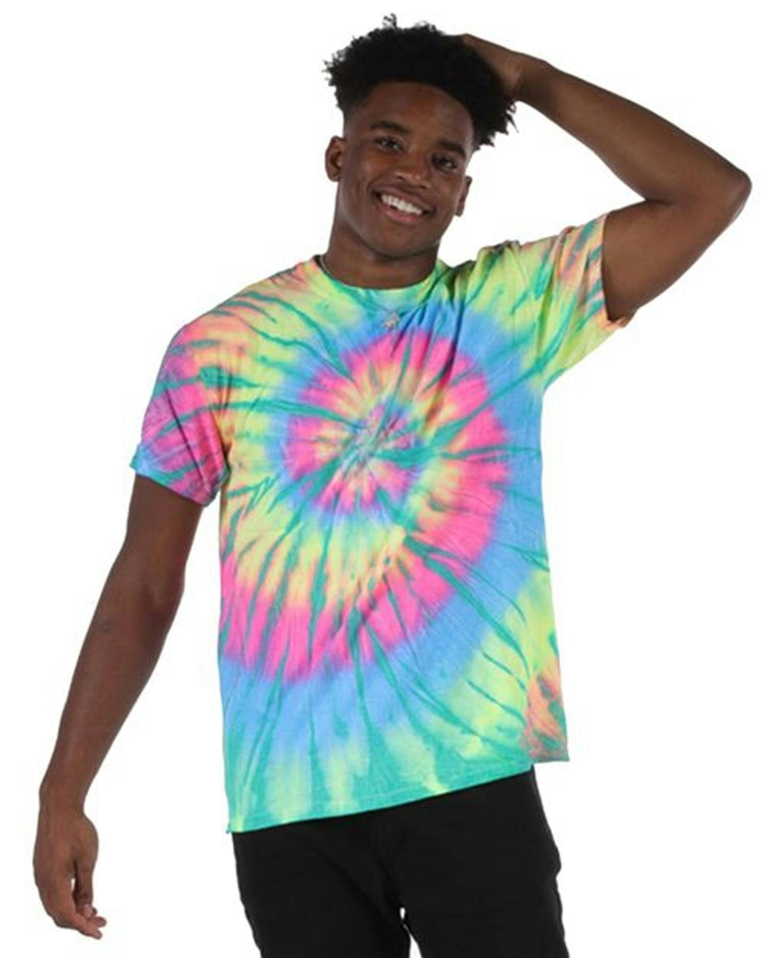 Neon Rush Tie-Dyed T-Shirt