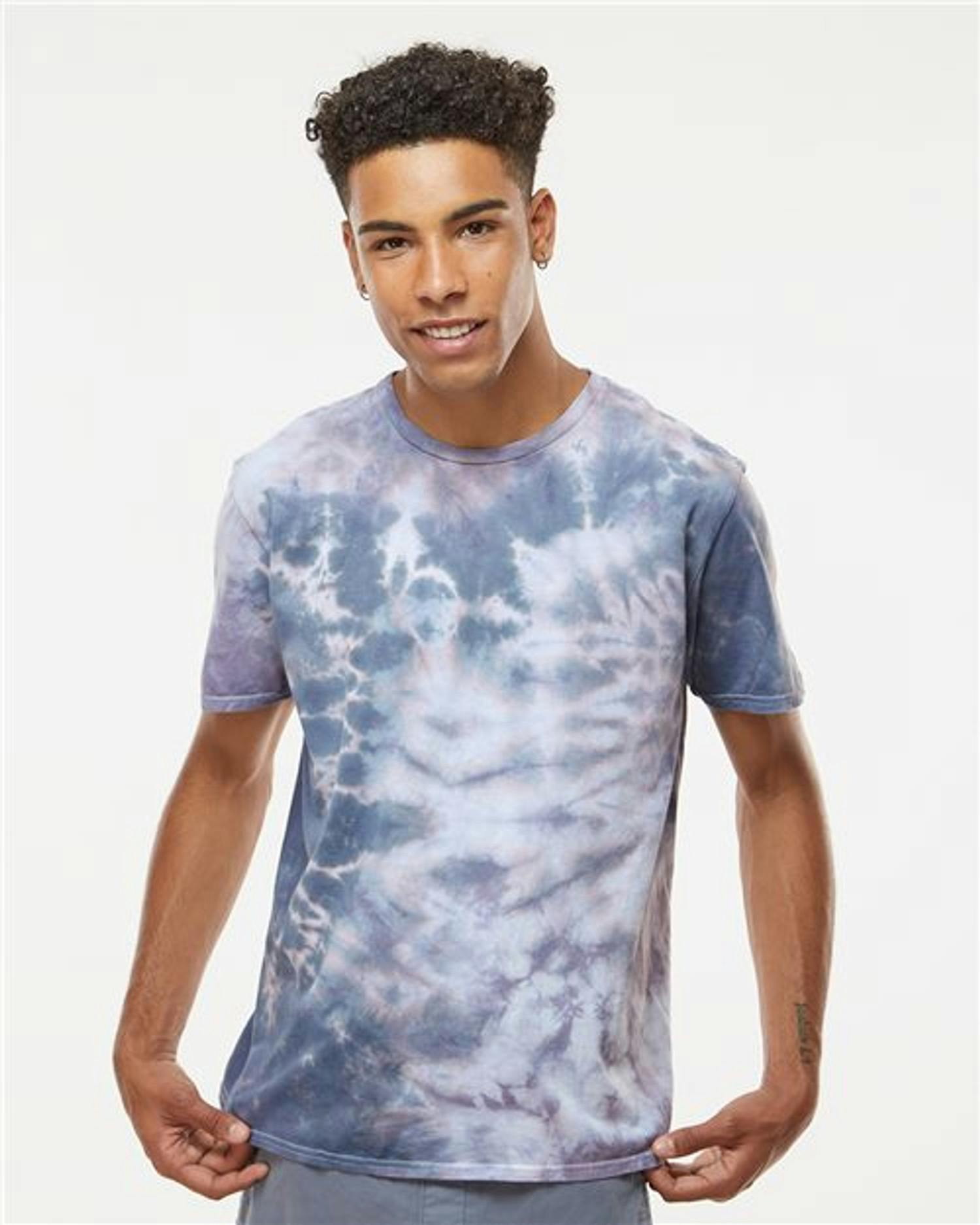 LaMer Over-Dyed Crinkle Tie-Dyed T-Shirt