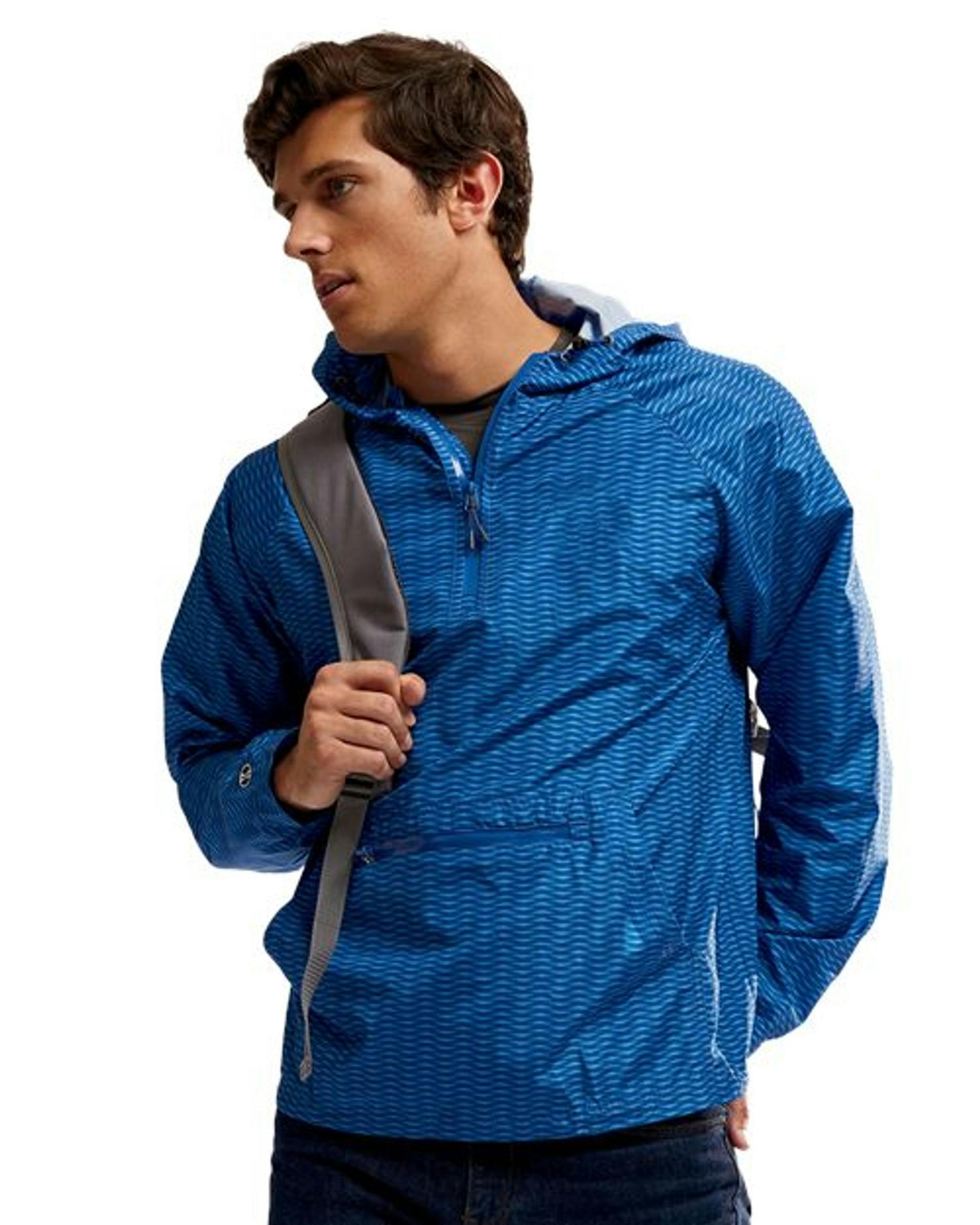 Range Hooded Packable Quarter-Zip Jacket