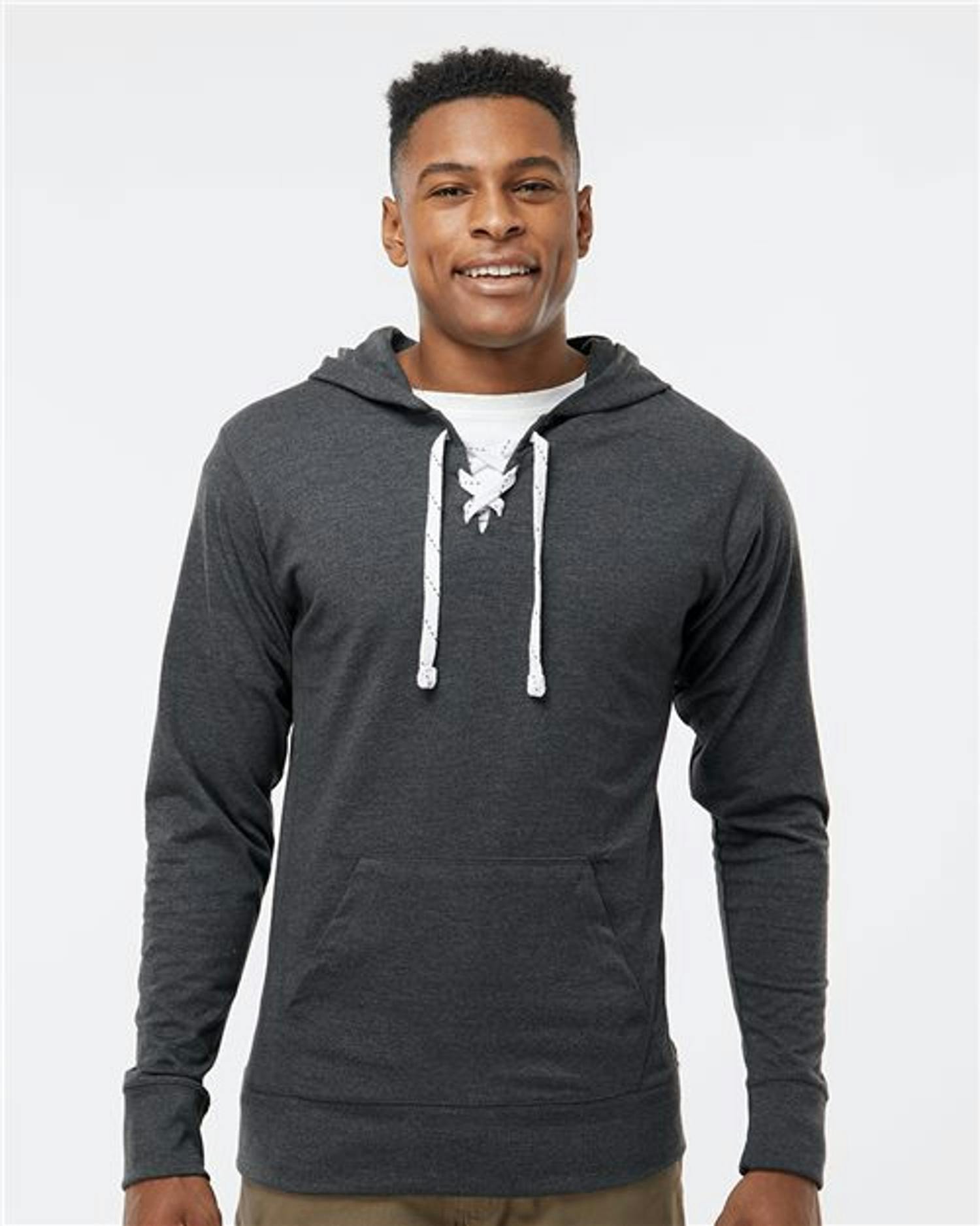 Jersey Sport Lace Hooded Pullover