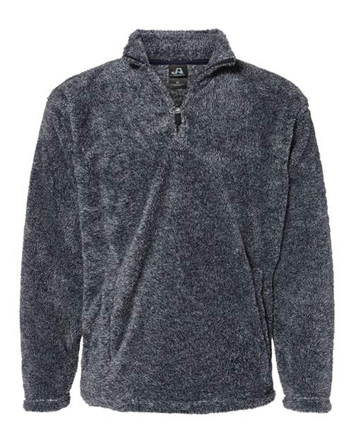 Boundary Shag Frosty Sherpa Quarter-Zip Pullover