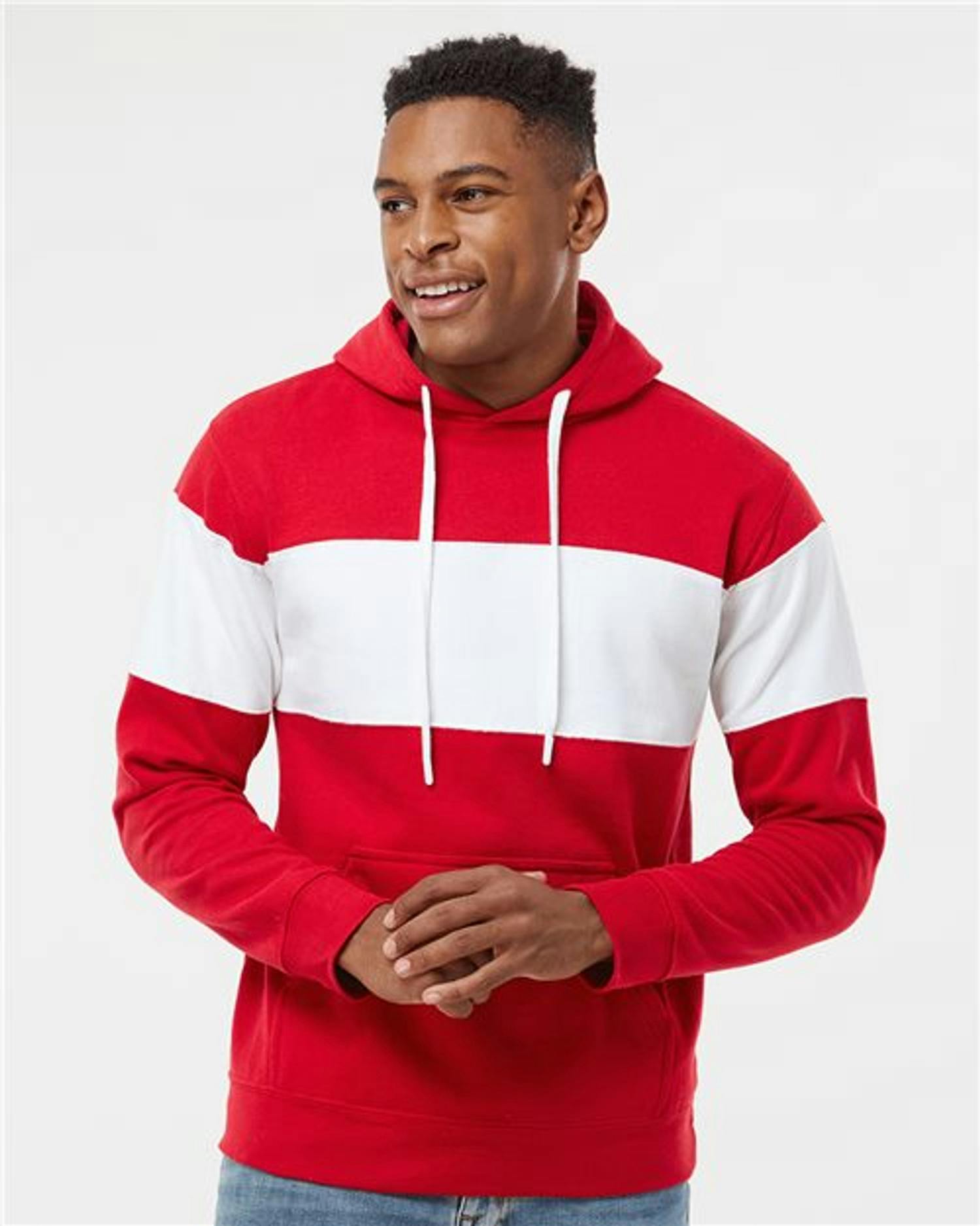 Varsity Fleece Colorblocked Hooded Sweatshirt