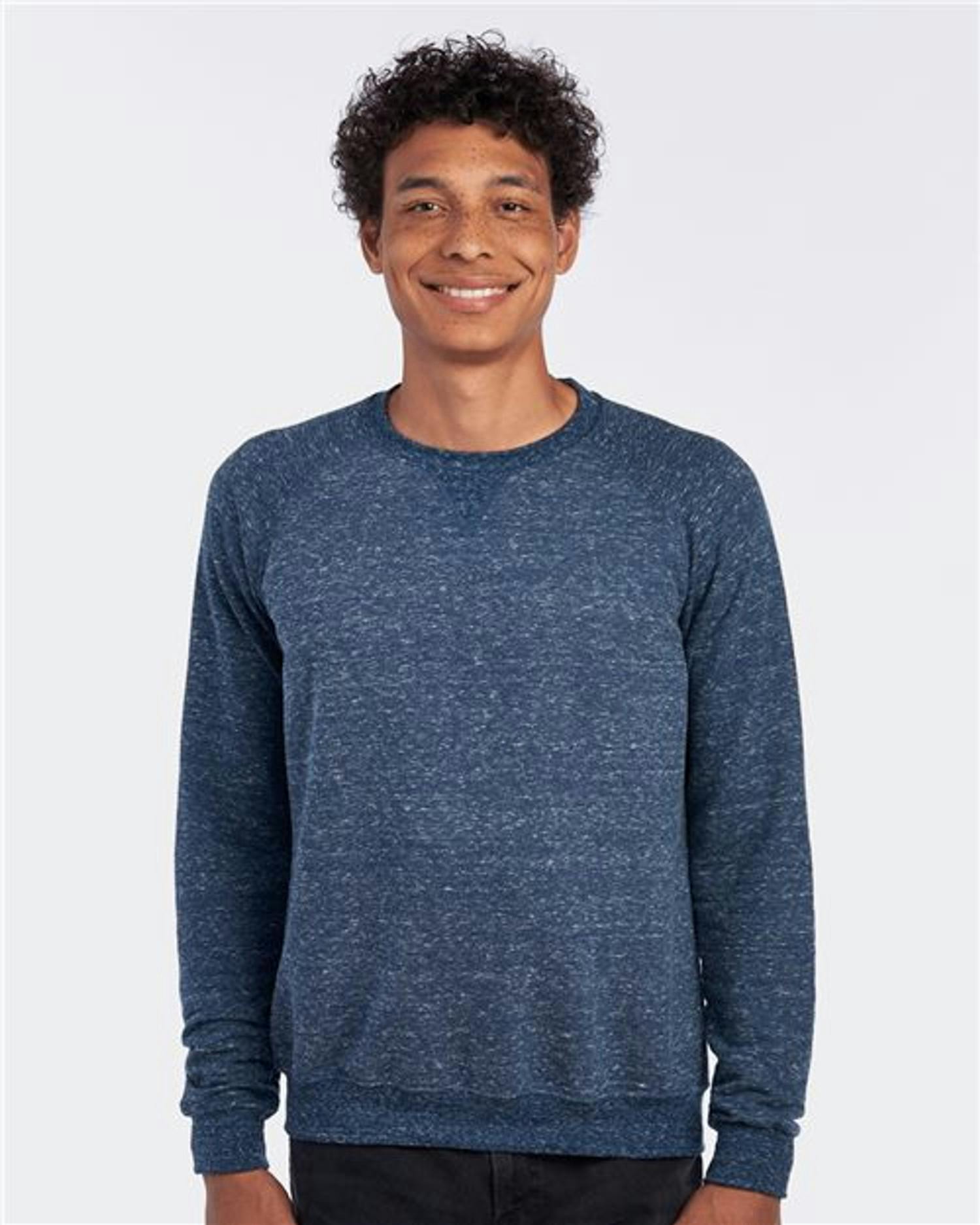 Snow Heather French Terry Crewneck Sweatshirt