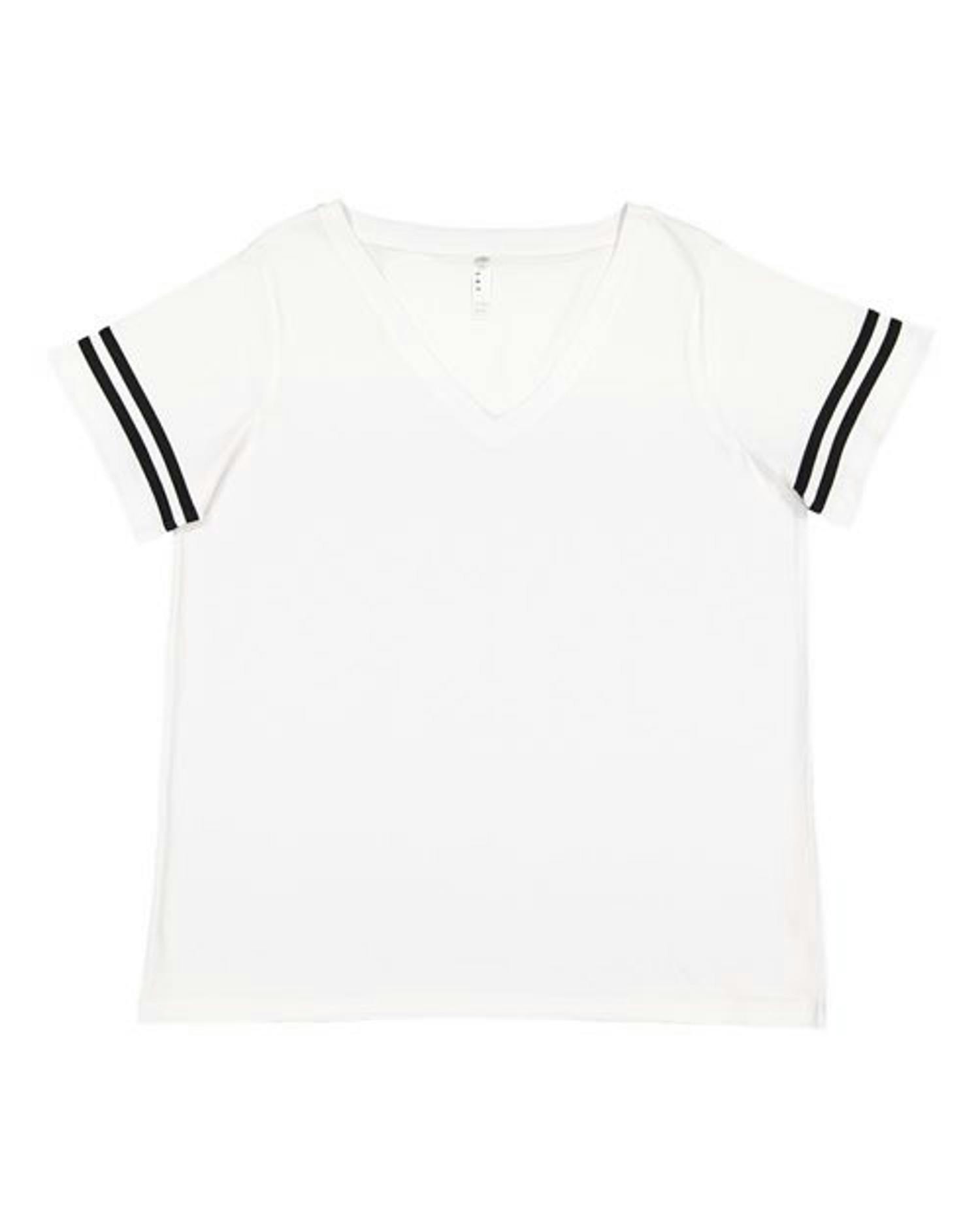 Curvy Collection Women's Vintage Football T-Shirt