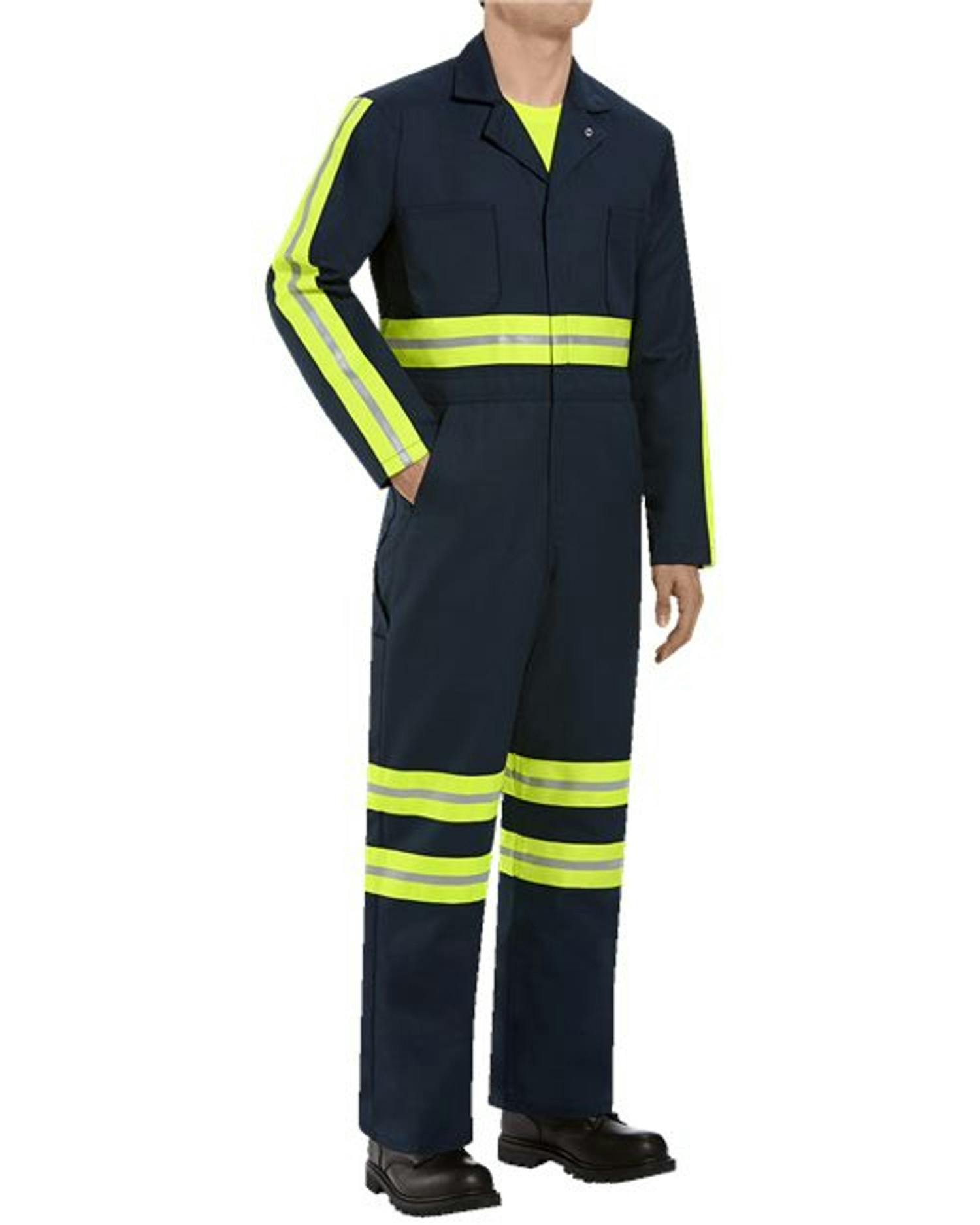 Enhanced Visibility Action Back Coverall