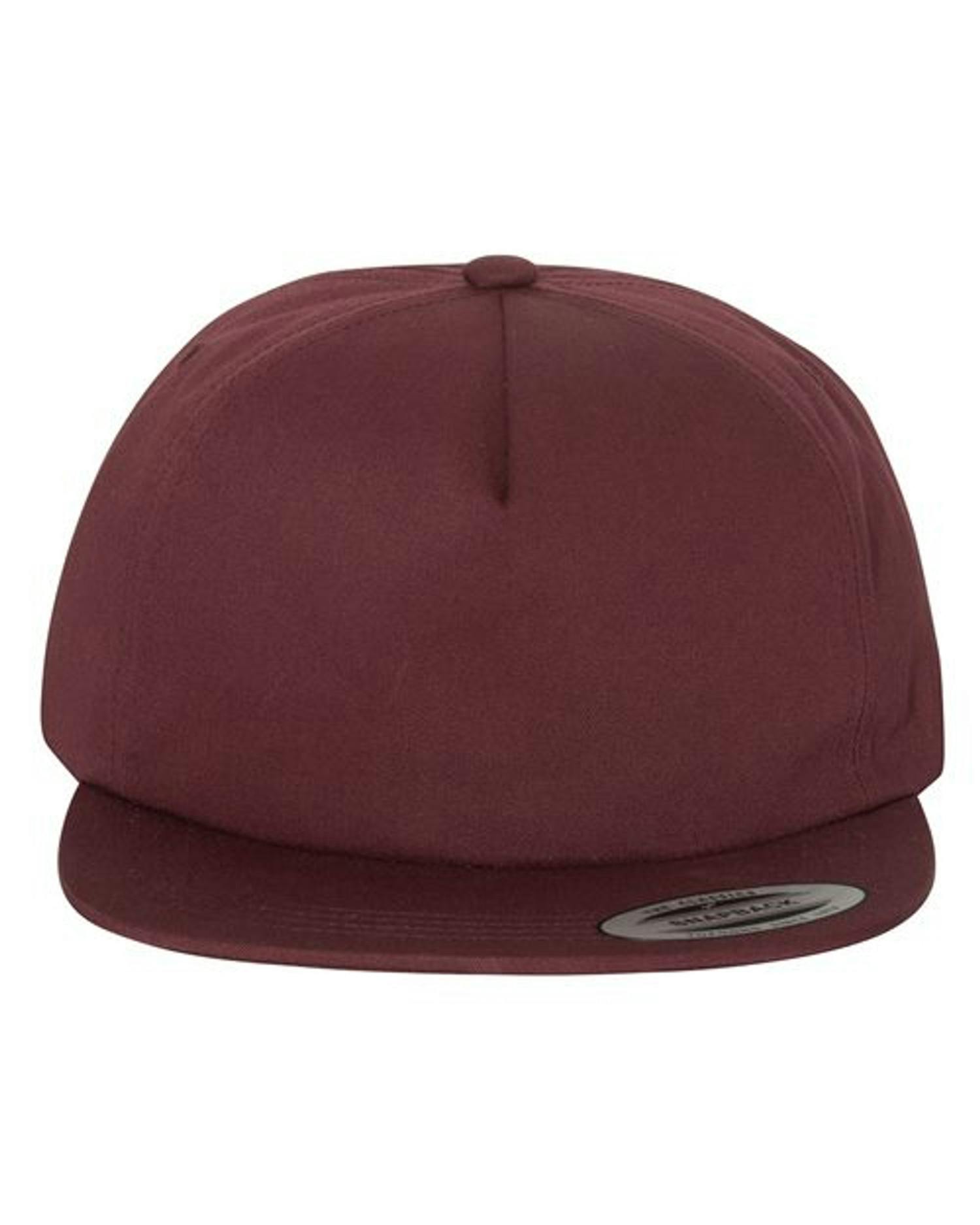 Lightly-Structured Five-Panel Snapback Cap