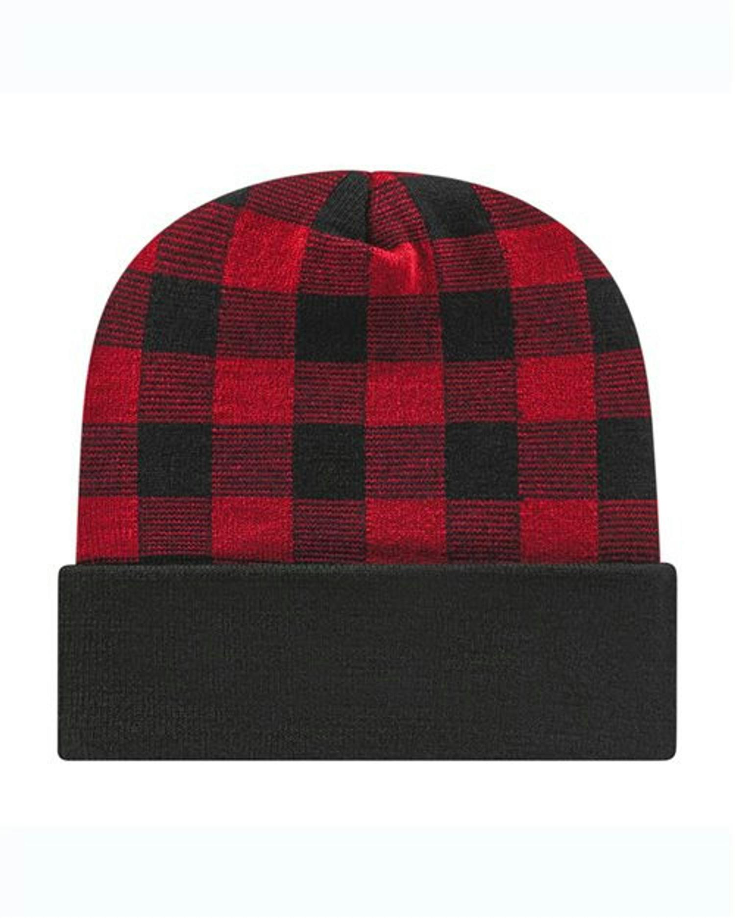 USA-Made Plaid Beanie