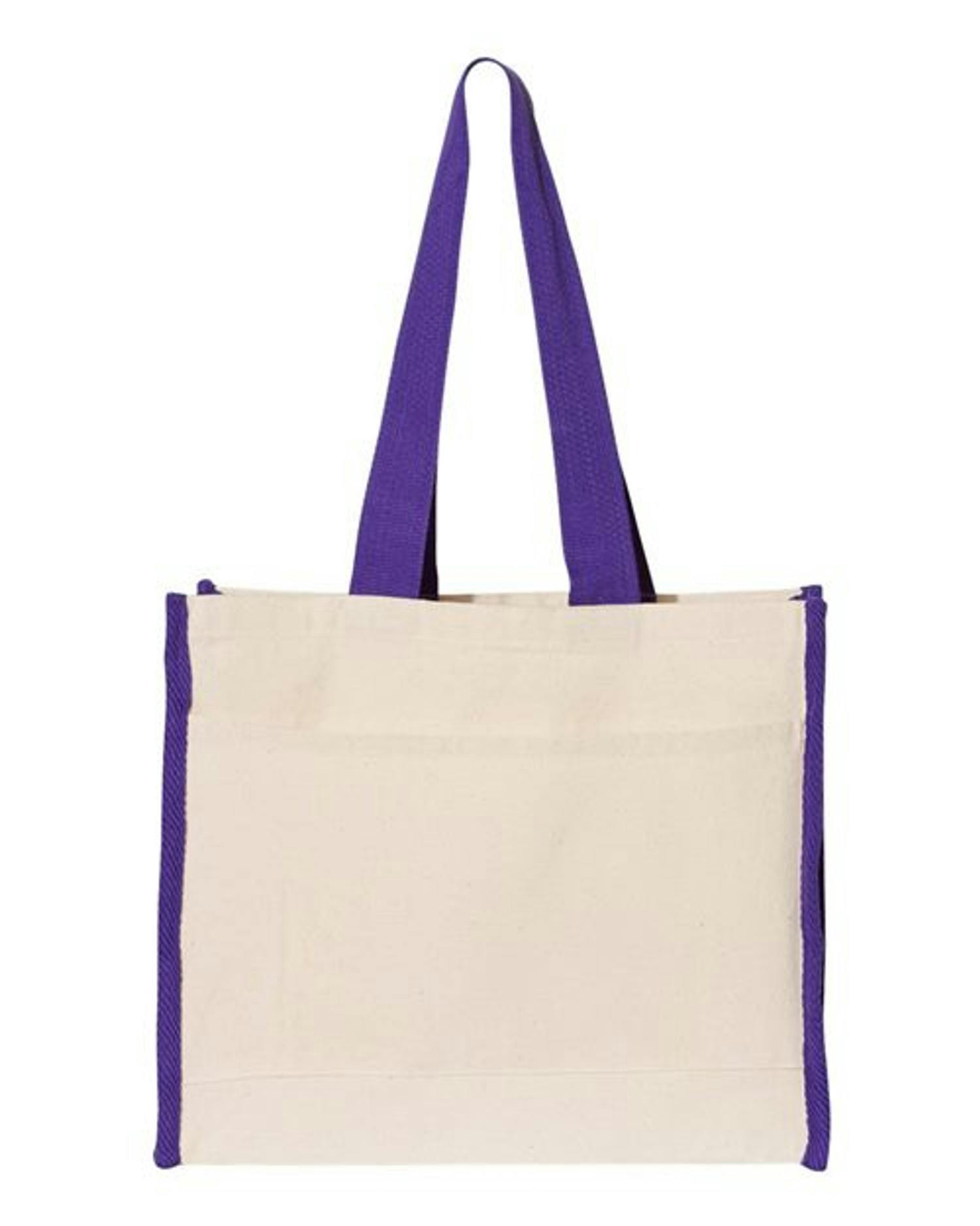 14L Tote with Contrast-Color Handles