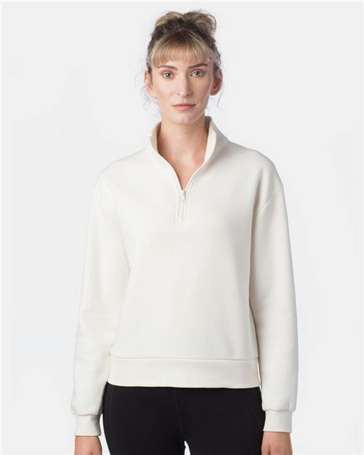 Women's Eco-Cozy Fleece Quarter-Zip Sweatshirt