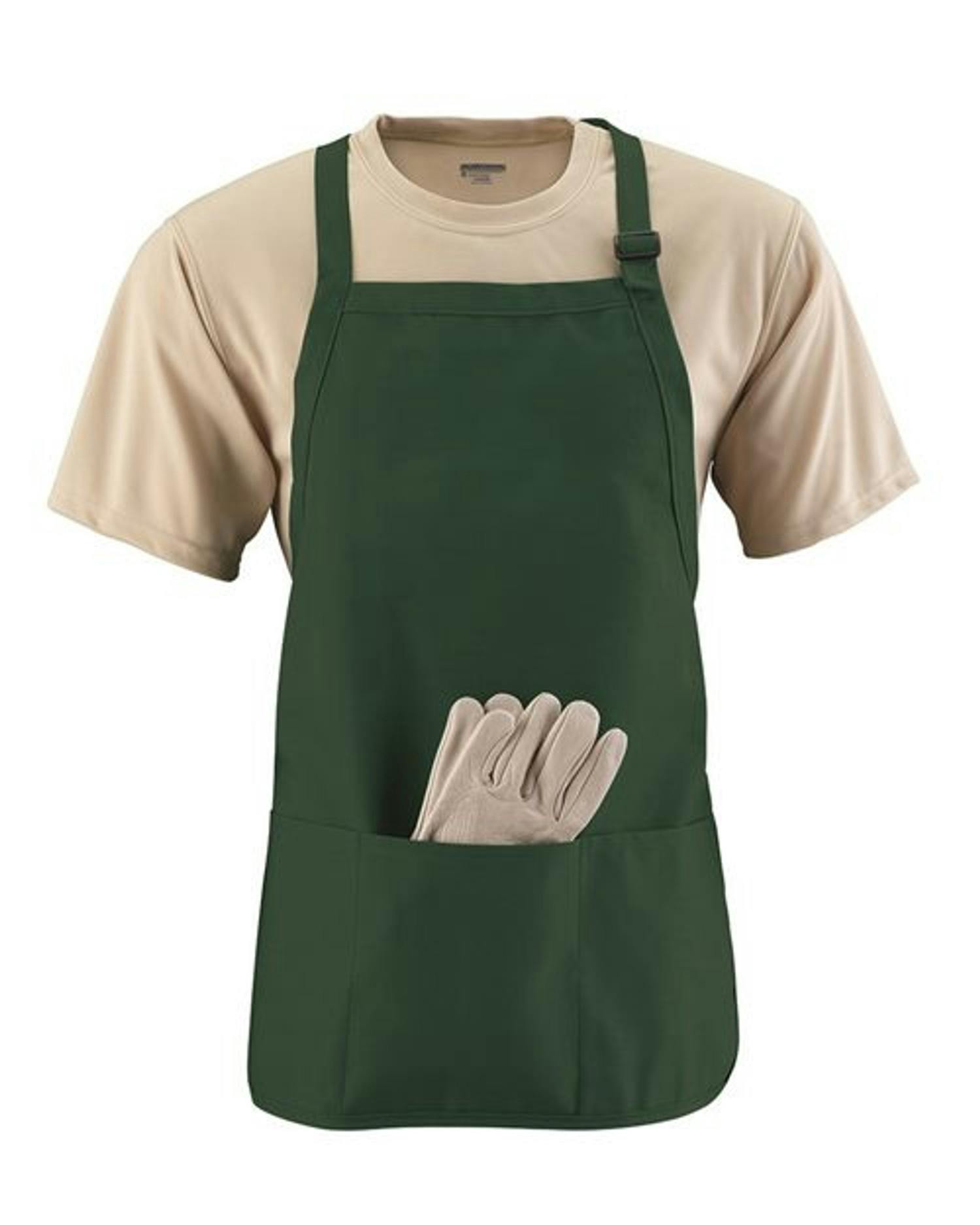 Medium Length Apron with Pouch