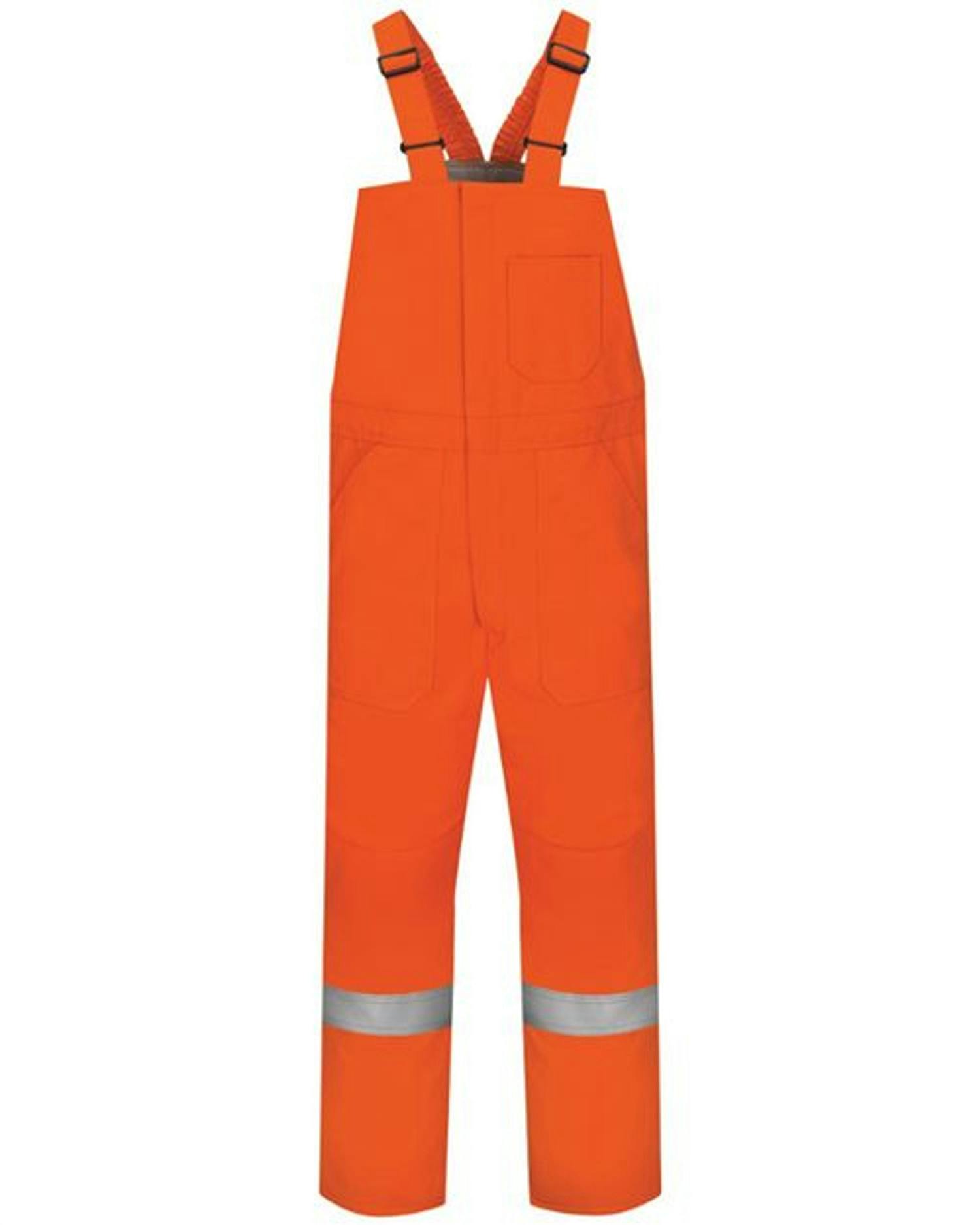 Deluxe Insulated Bib Overall with Reflective Trim - EXCEL FR® ComforTouch - Tall Sizes