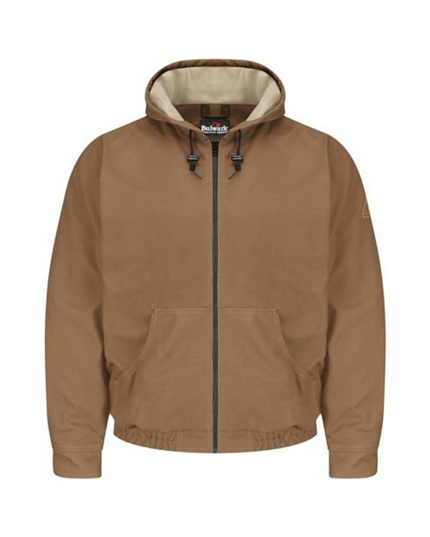 Brown Duck Hooded Jacket - EXCEL FR® ComforTouch® - Tall Sizes