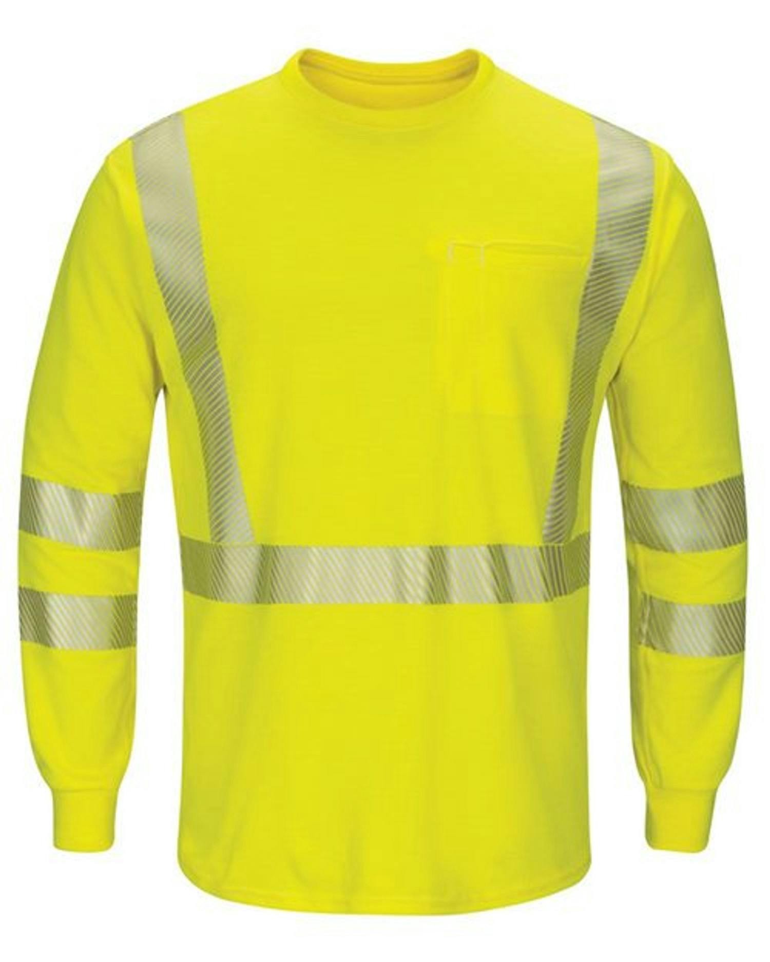 Hi-Visibility Lightweight Long Sleeve T-Shirt - Tall Sizes