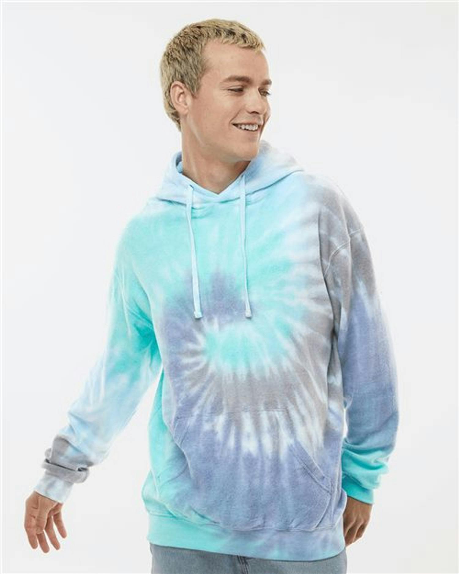 Tie-Dyed Cloud Fleece Hooded Sweatshirt