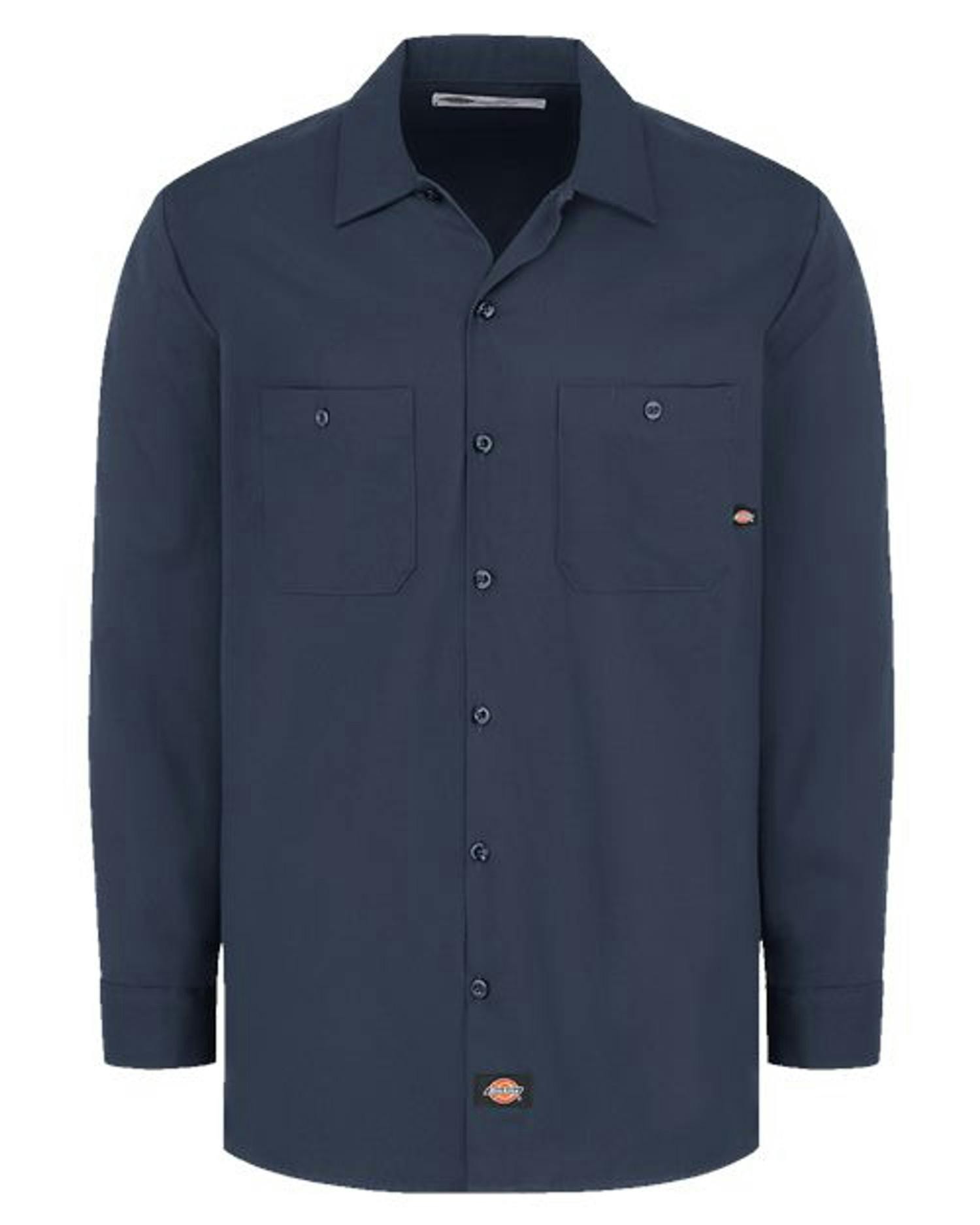 Industrial Cotton Long Sleeve Work Shirt - Tall Sizes