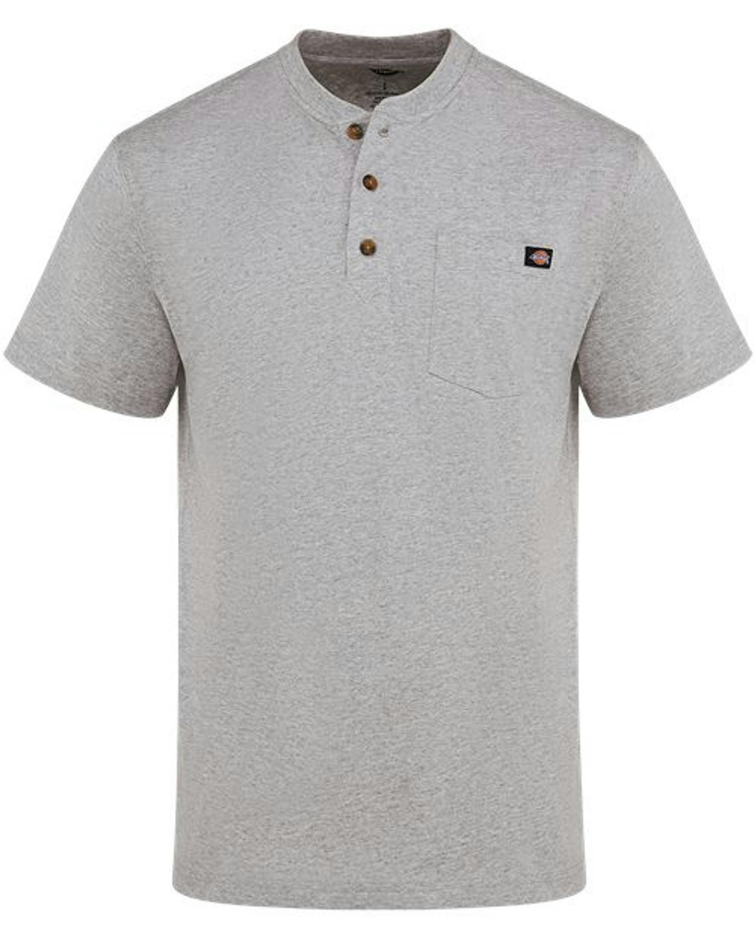 Heavyweight Traditional Short Sleeve Henley - Tall Sizes