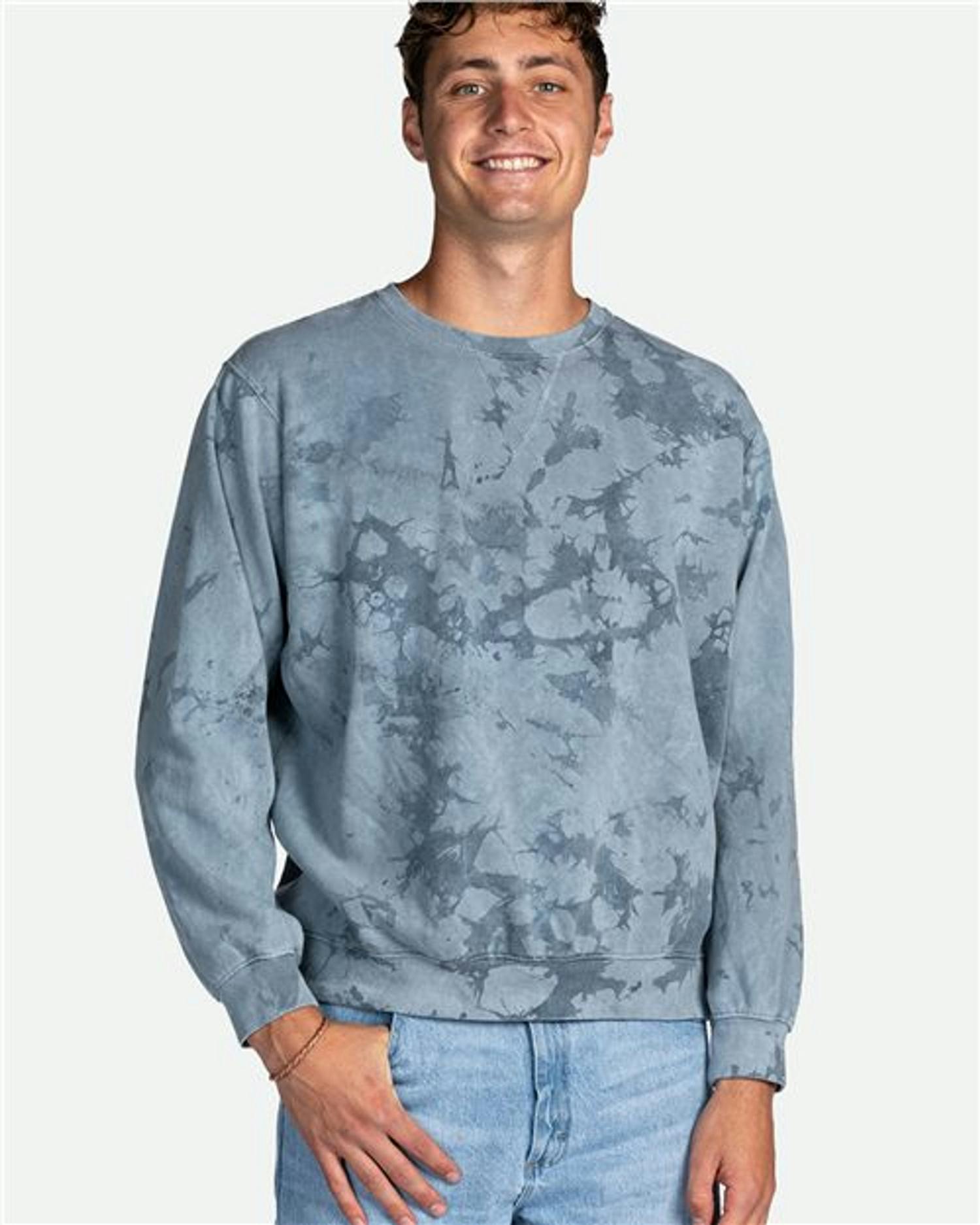 Crush Tie-Dyed Crewneck Sweatshirt