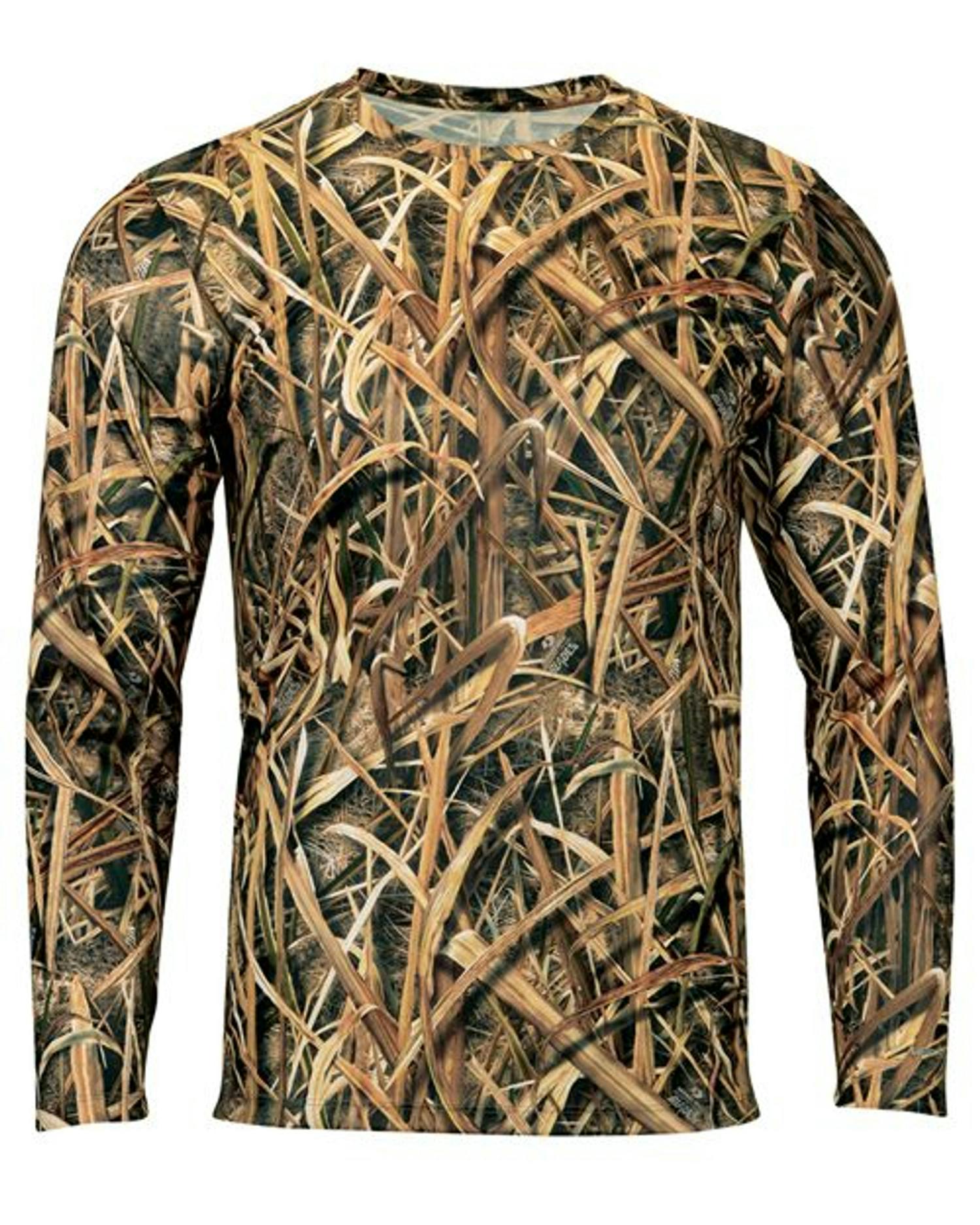 Oxford Performance Camo Print Long Sleeve T-Shirt