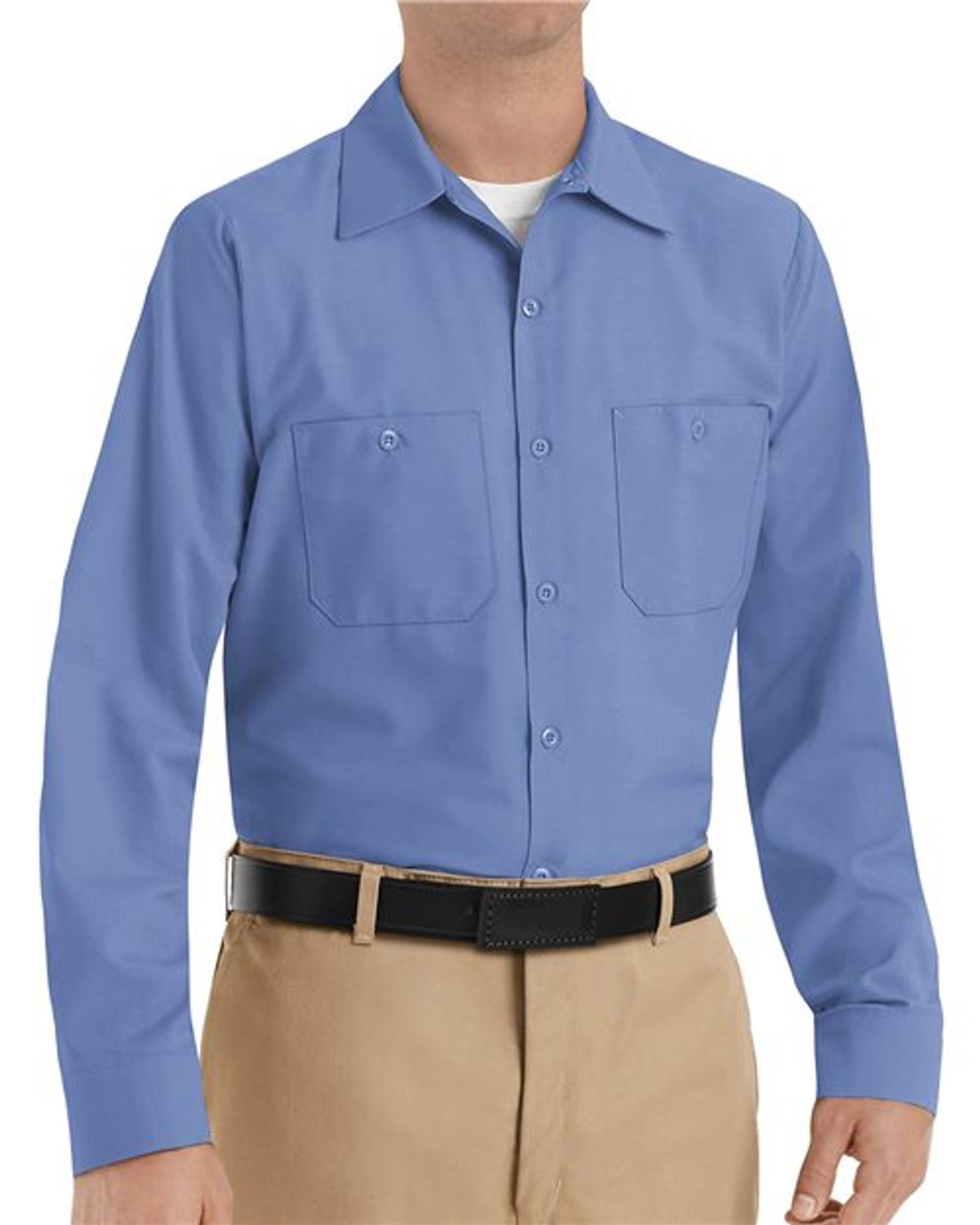 Industrial Long Sleeve Work Shirt - Tall Sizes