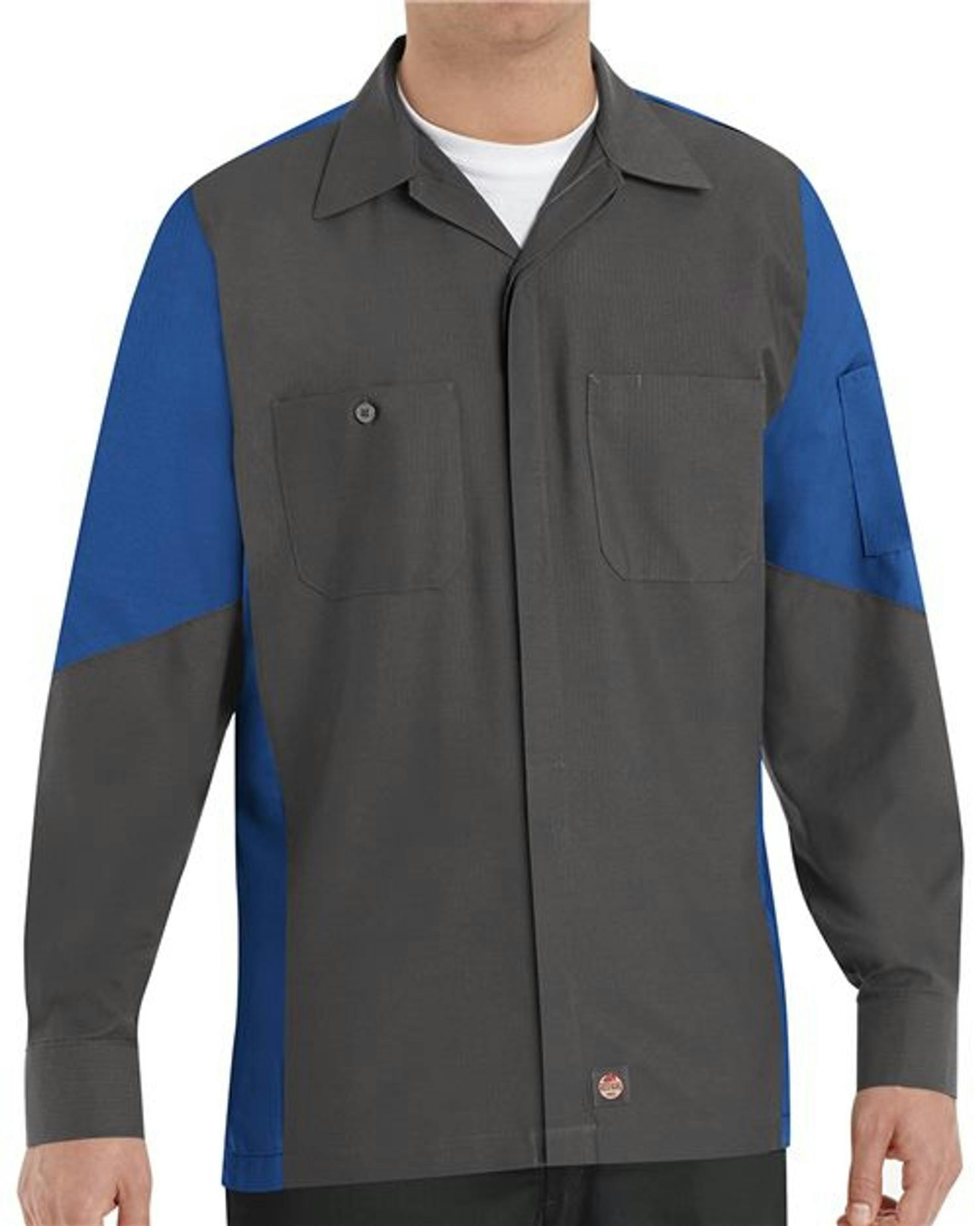 Long Sleeve Automotive Crew Shirt - Tall Sizes