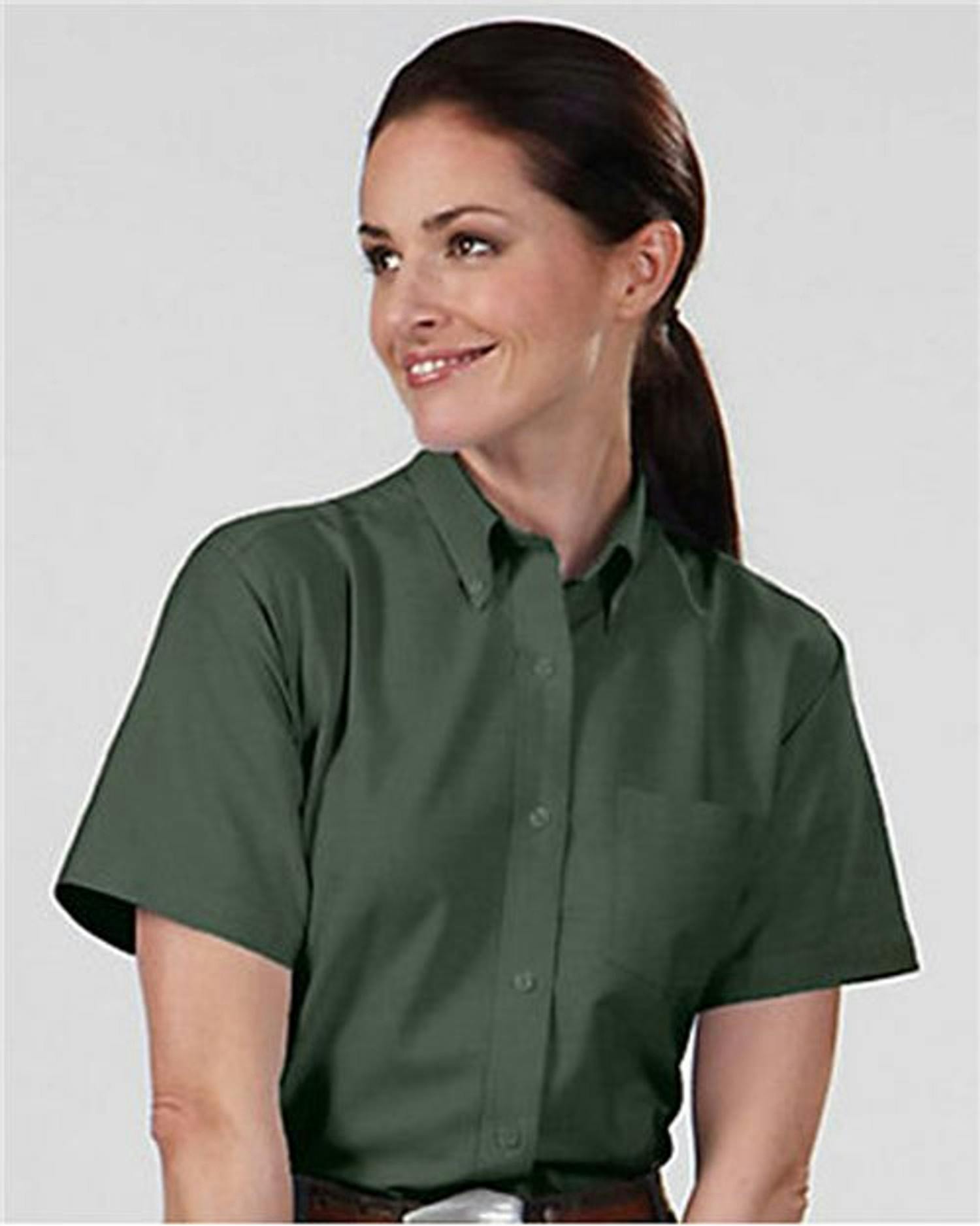 Women's Regular Fit Short Sleeve Oxford