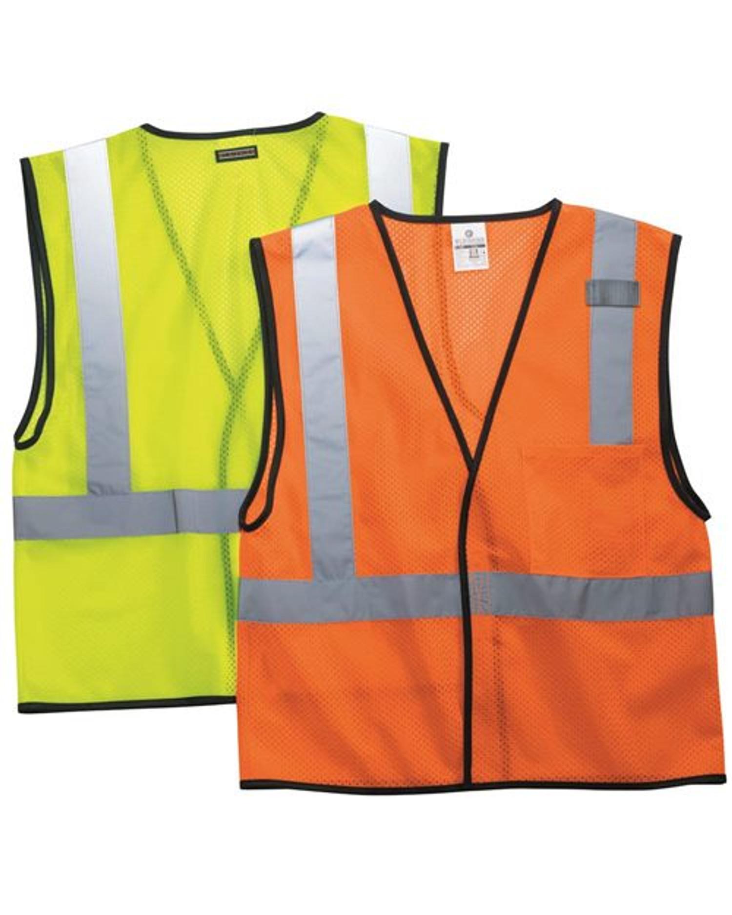 Economy Single Pocket Hook-and-Loop Mesh Vest [1193-1194]