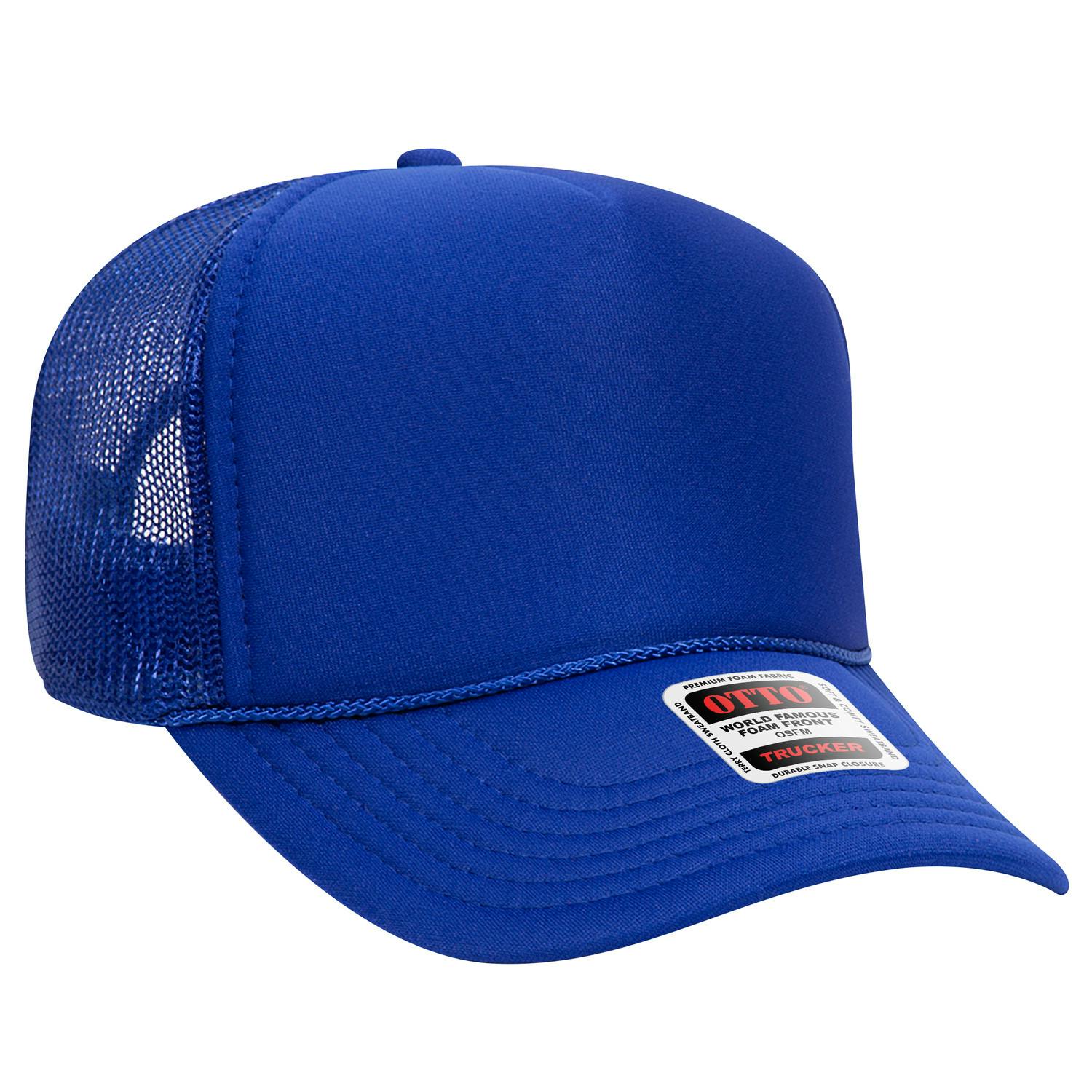 5 Panel Mid Profile Mesh Back Trucker Hat Foam Front [32-467]