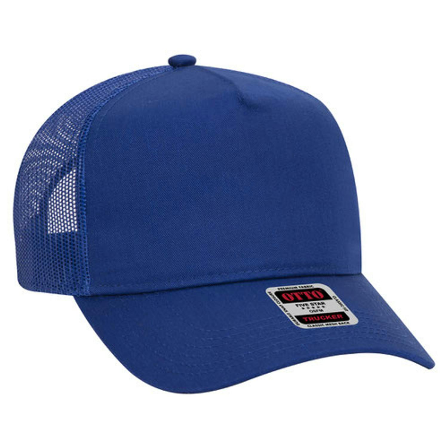 5 Panel Mid Profile Mesh Back Trucker Hat [32-285]