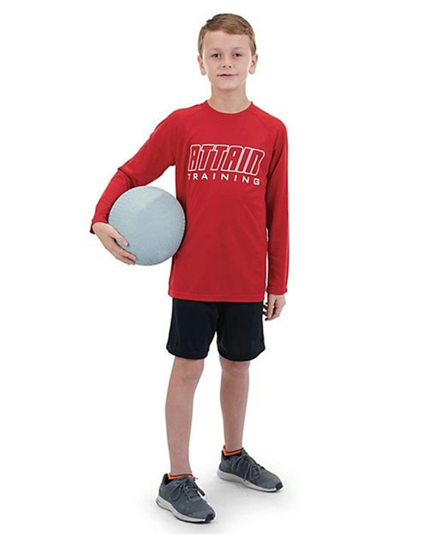 Youth Attain Wicking Long Sleeve Shirt