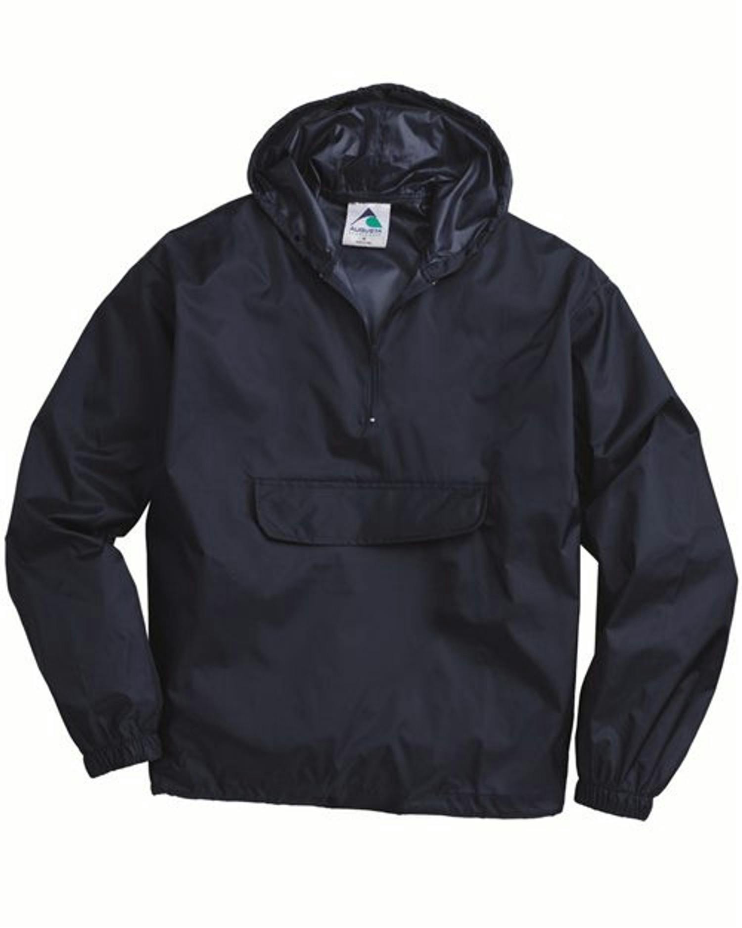 Packable Half-Zip Hooded Pullover Jacket