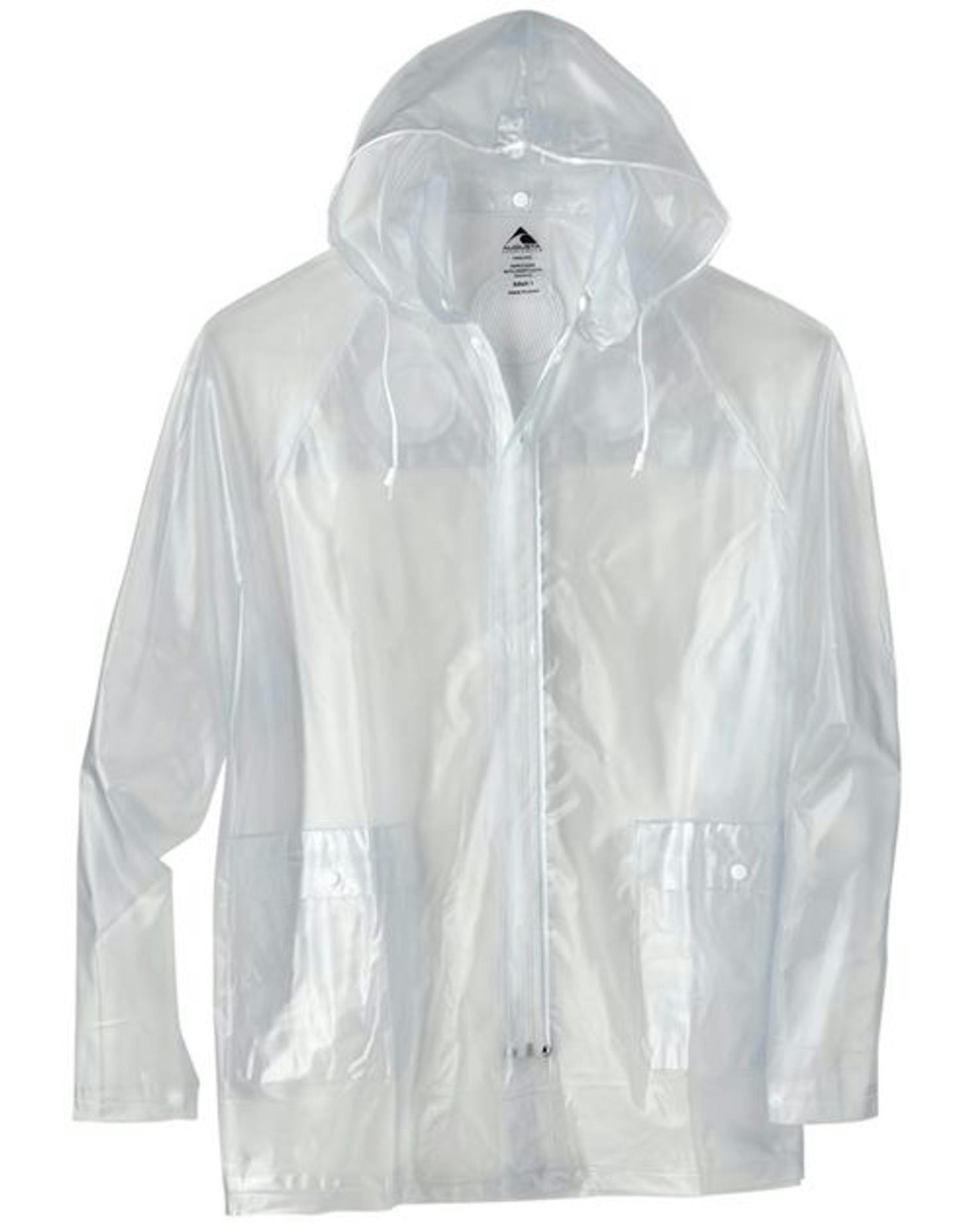 Clear Hooded Rain Jacket