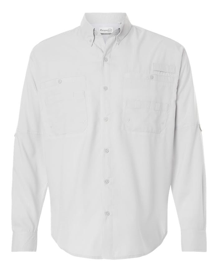 Paragon 700 Hatteras Performance Short Sleeve Fishing Shirt - White