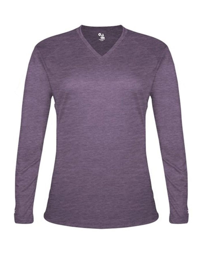 Women's Tri-Blend Long Sleeve T-Shirt [4964]
