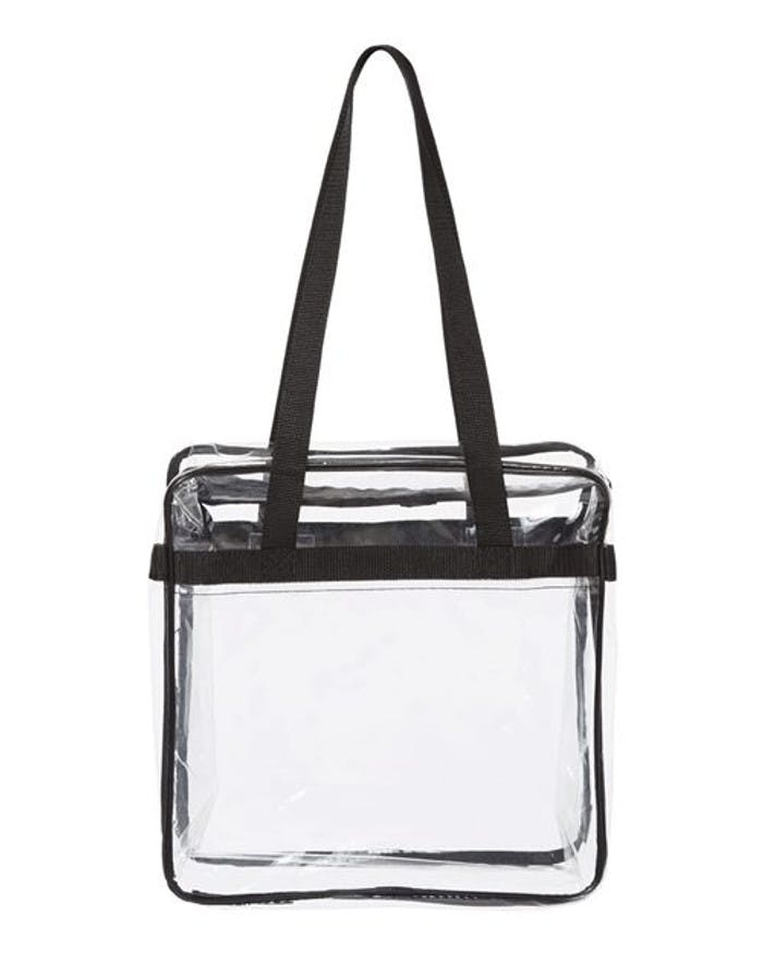OAD Clear Tote with Zippered Top [OAD5005]