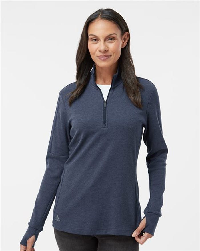 Women's 3-Stripes Quarter-Zip Sweater [A555]