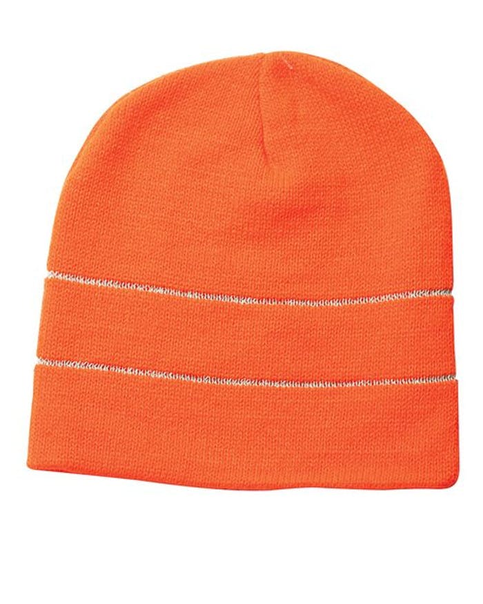 USA-Made Safety Knit Beanie with 3M Reflective Thread [3715]