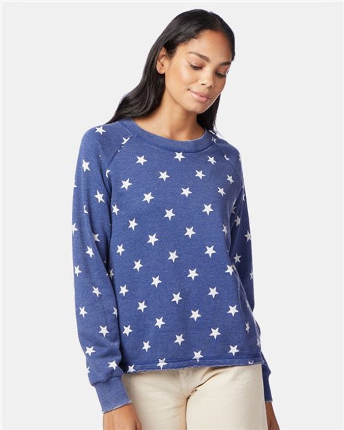 Women’s Lazy Day Mineral Wash French Terry Sweatshirt [8626]