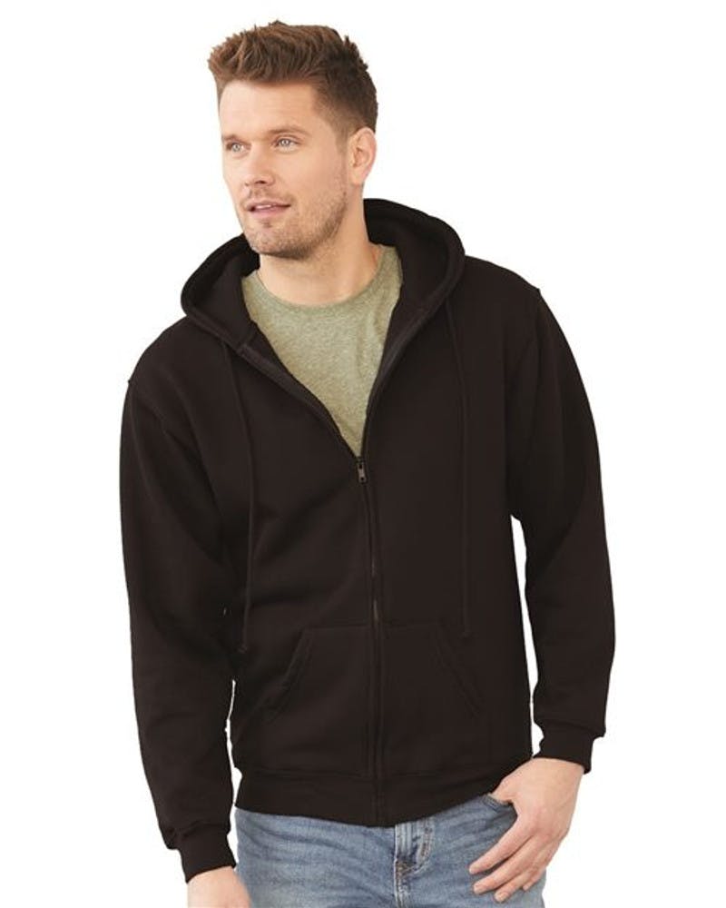 USA-Made Full-Zip Hooded Sweatshirt