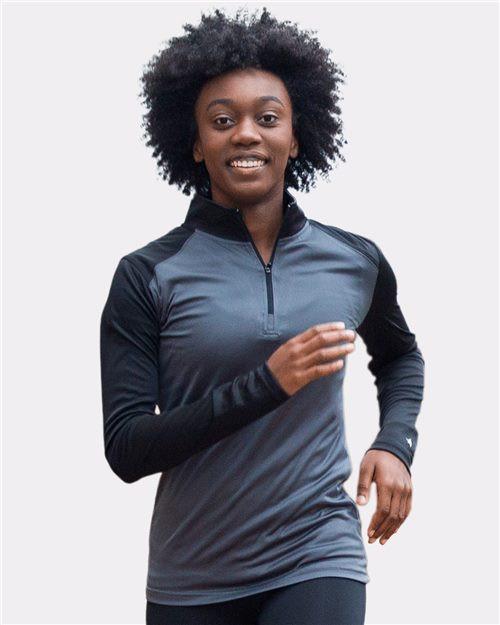 Ultimate SoftLock™ Women's Sport Quarter-Zip Pullover [4008]