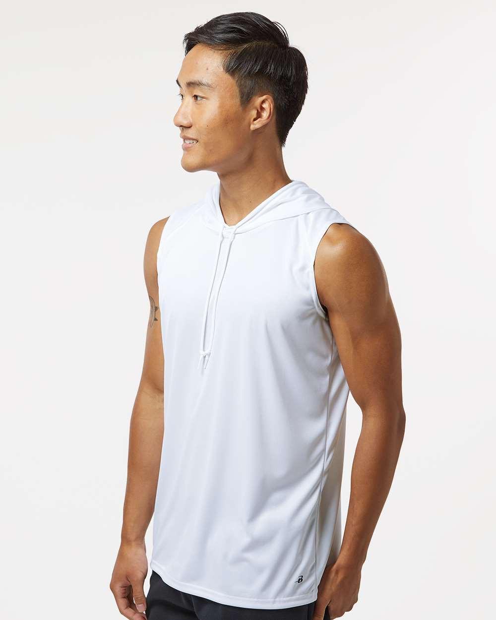 B-Core Sleeveless Hooded T-Shirt [4108]