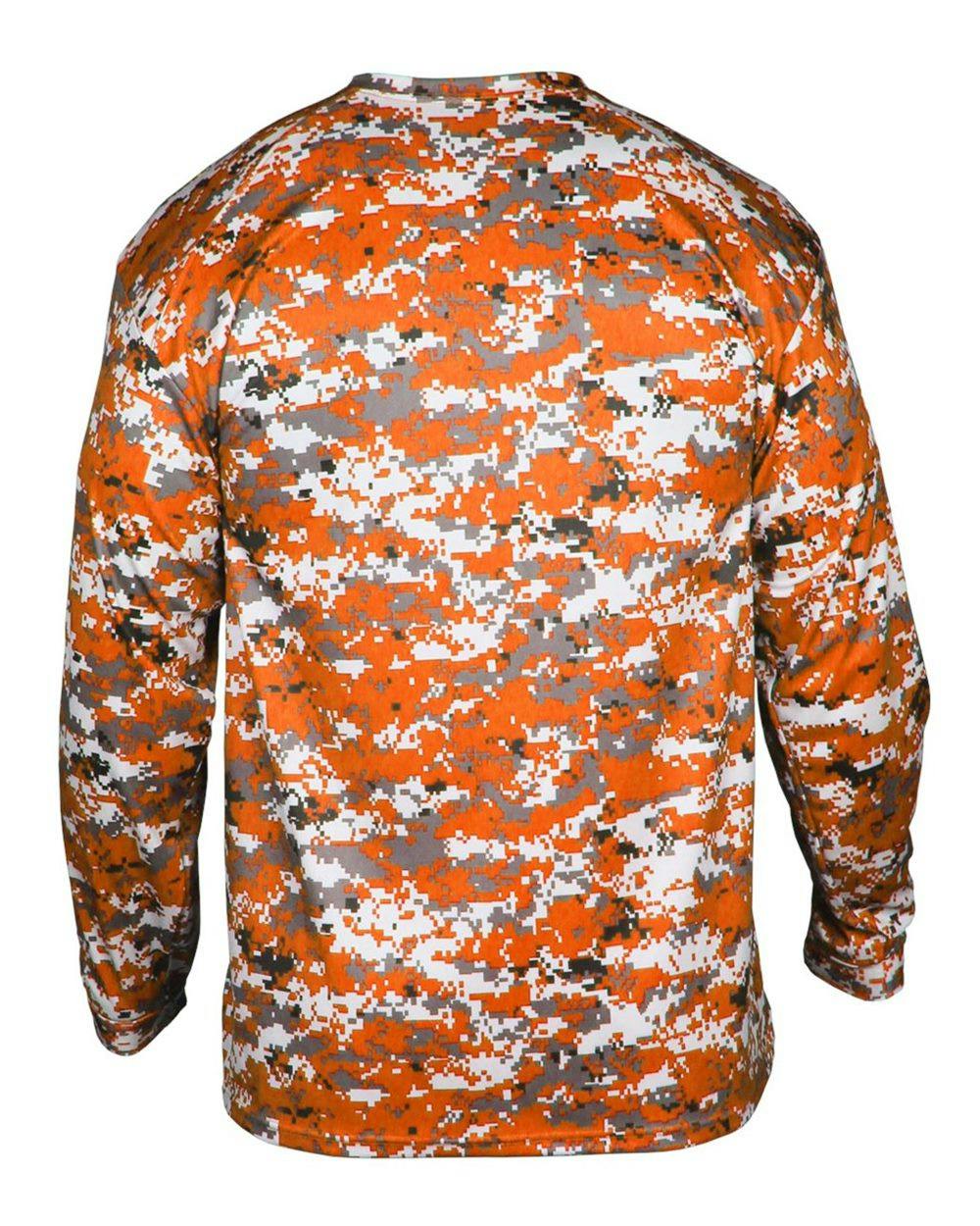 Digital Camo Long Sleeve T-Shirt [4184]