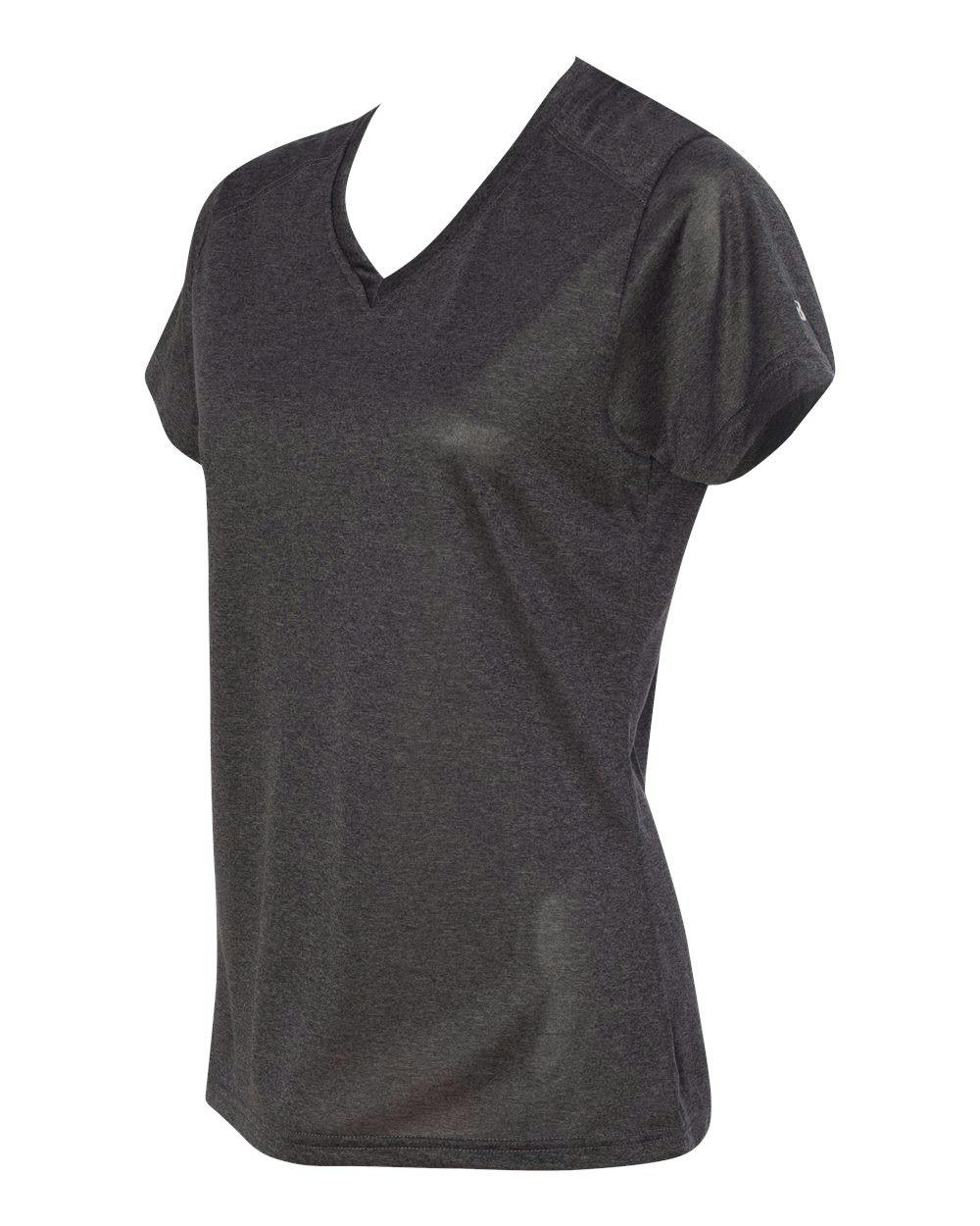 Women's Pro Heather V-Neck T-Shirt [4362]