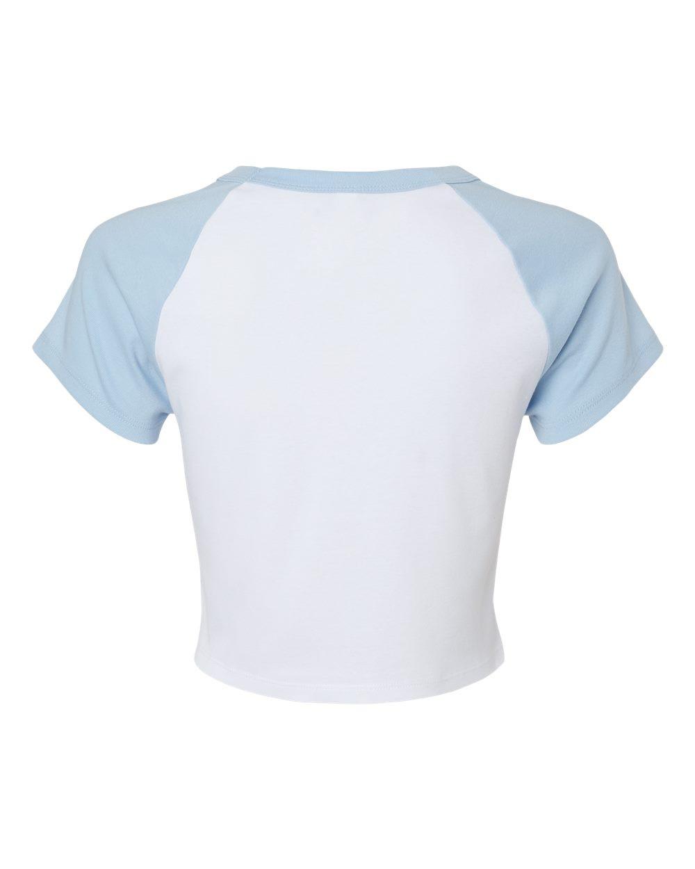 Women's Micro Rib Raglan Baby Tee [1201]