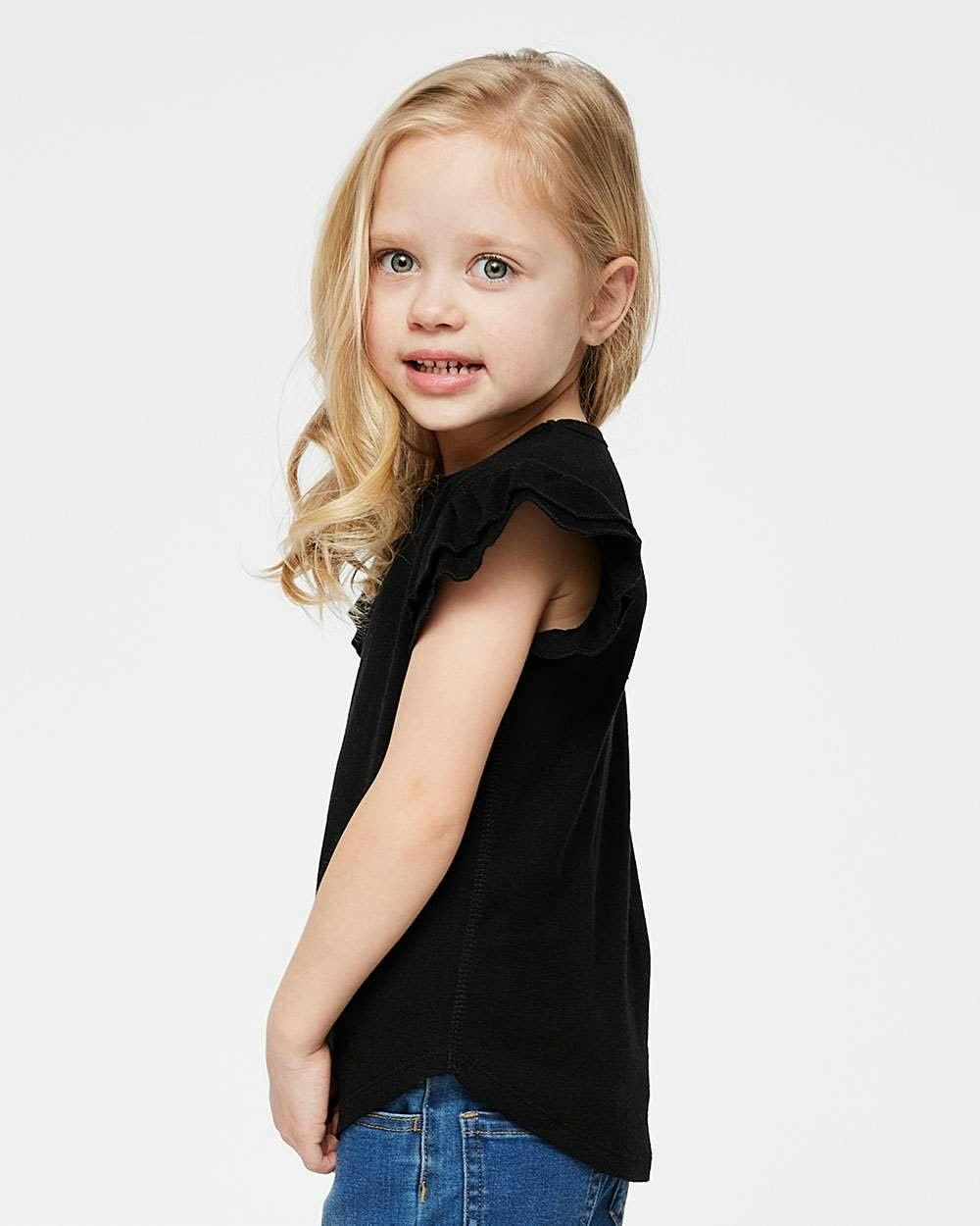 Toddler Flutter Sleeve Tee [3339]